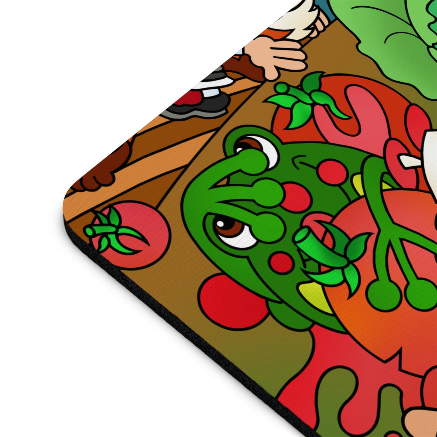 The Half Rooster! Rectangle Mouse Pad