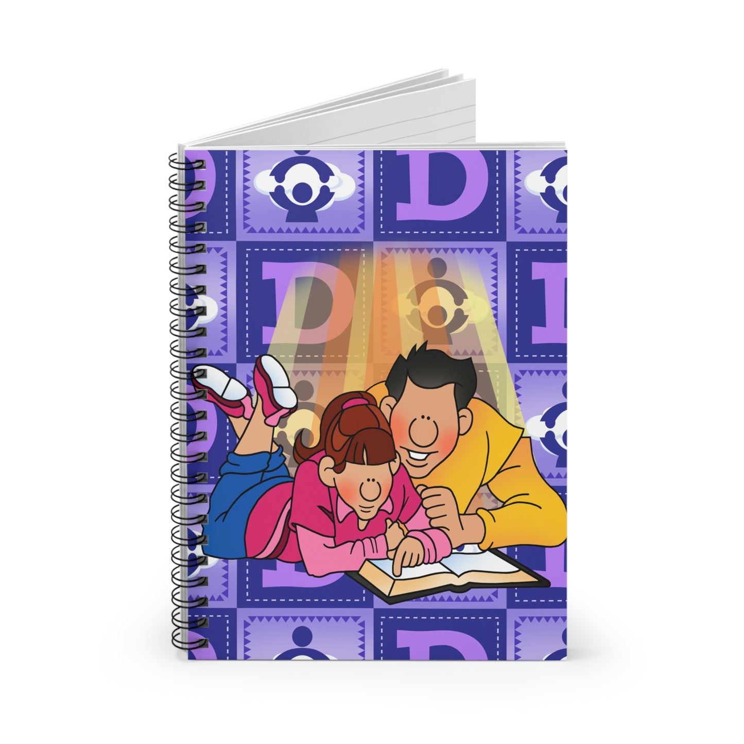 The Bible as Simple as ABC D Spiral Notebook - Ruled Line