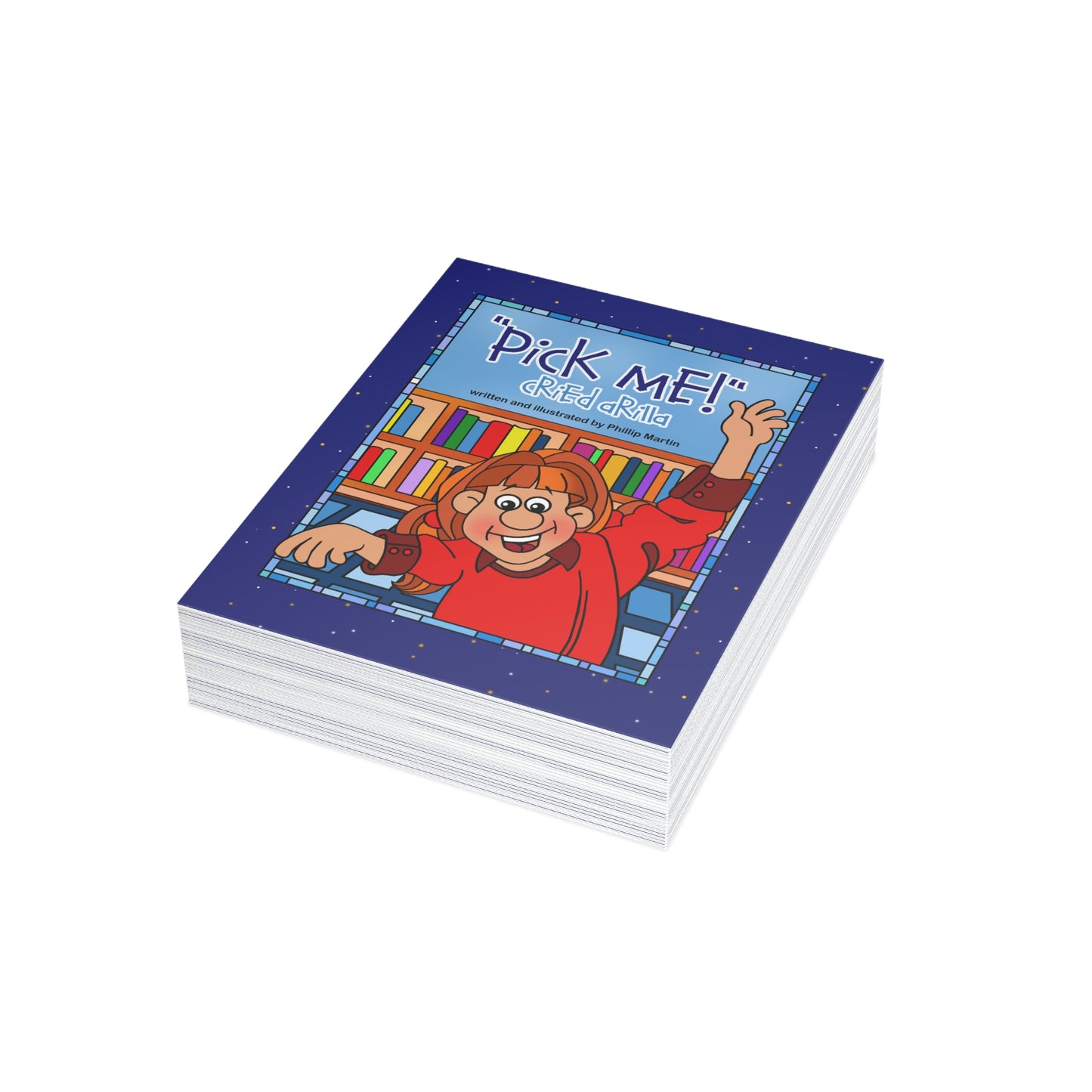 Pick Me Cried Arilla Greeting Cards (1, 10, 30, and 50pcs)