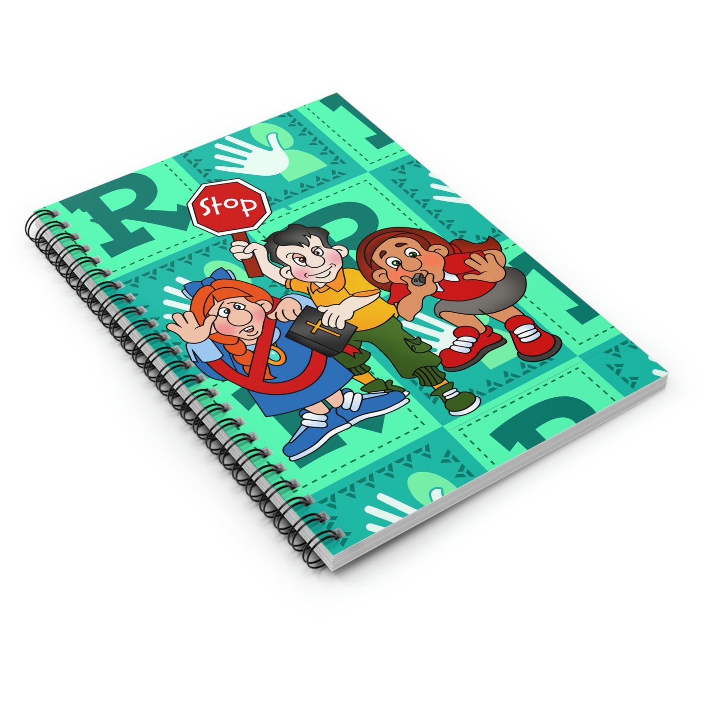 The Bible as Simple as ABC R Spiral Notebook - Ruled Line