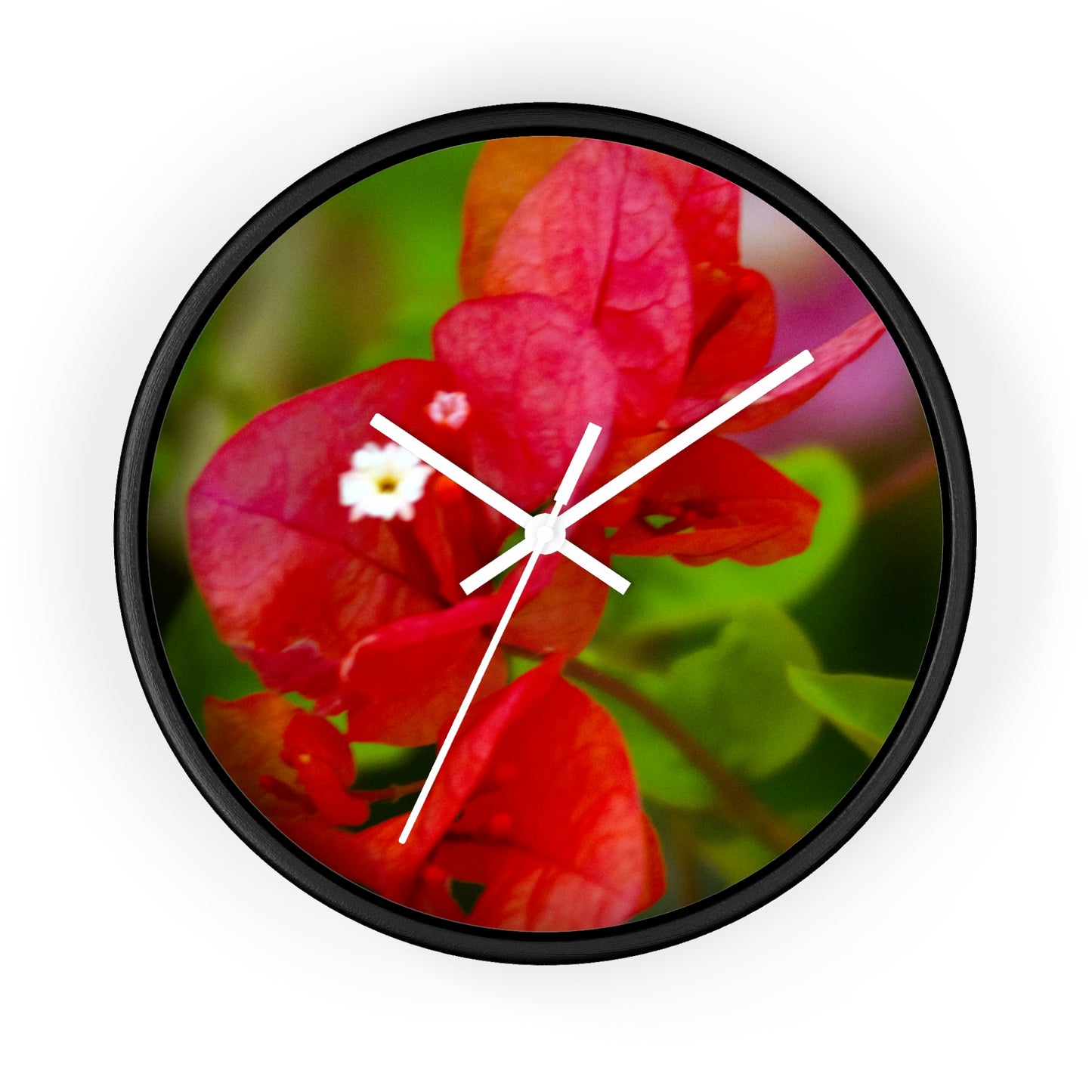 Flowers 28 Wall Clock