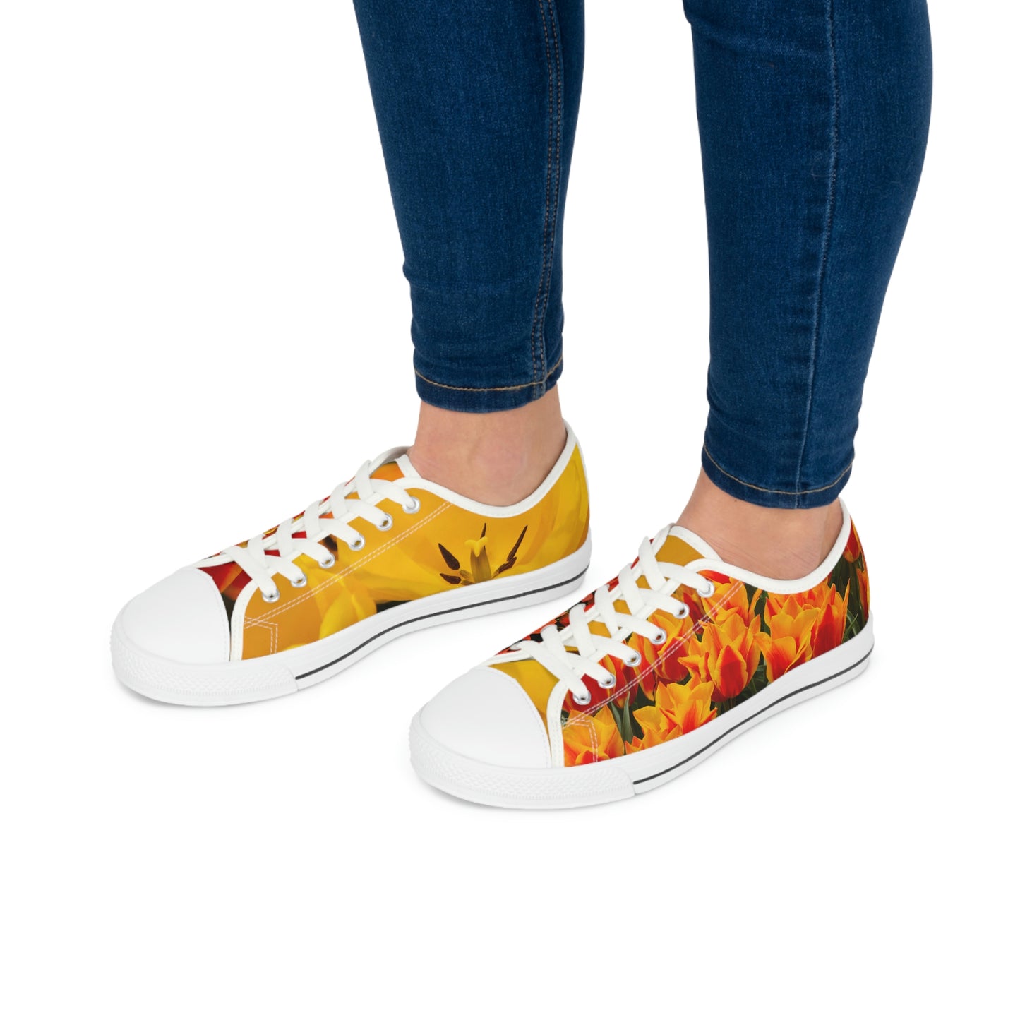 Flowers Set 5 Women's Low Top Sneakers