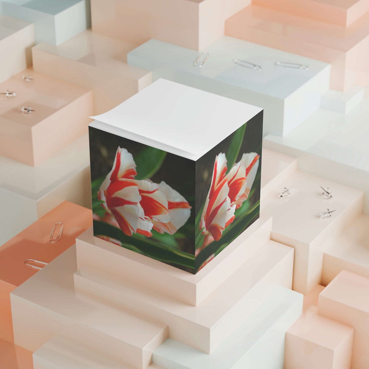 Flowers 07 Note Cube