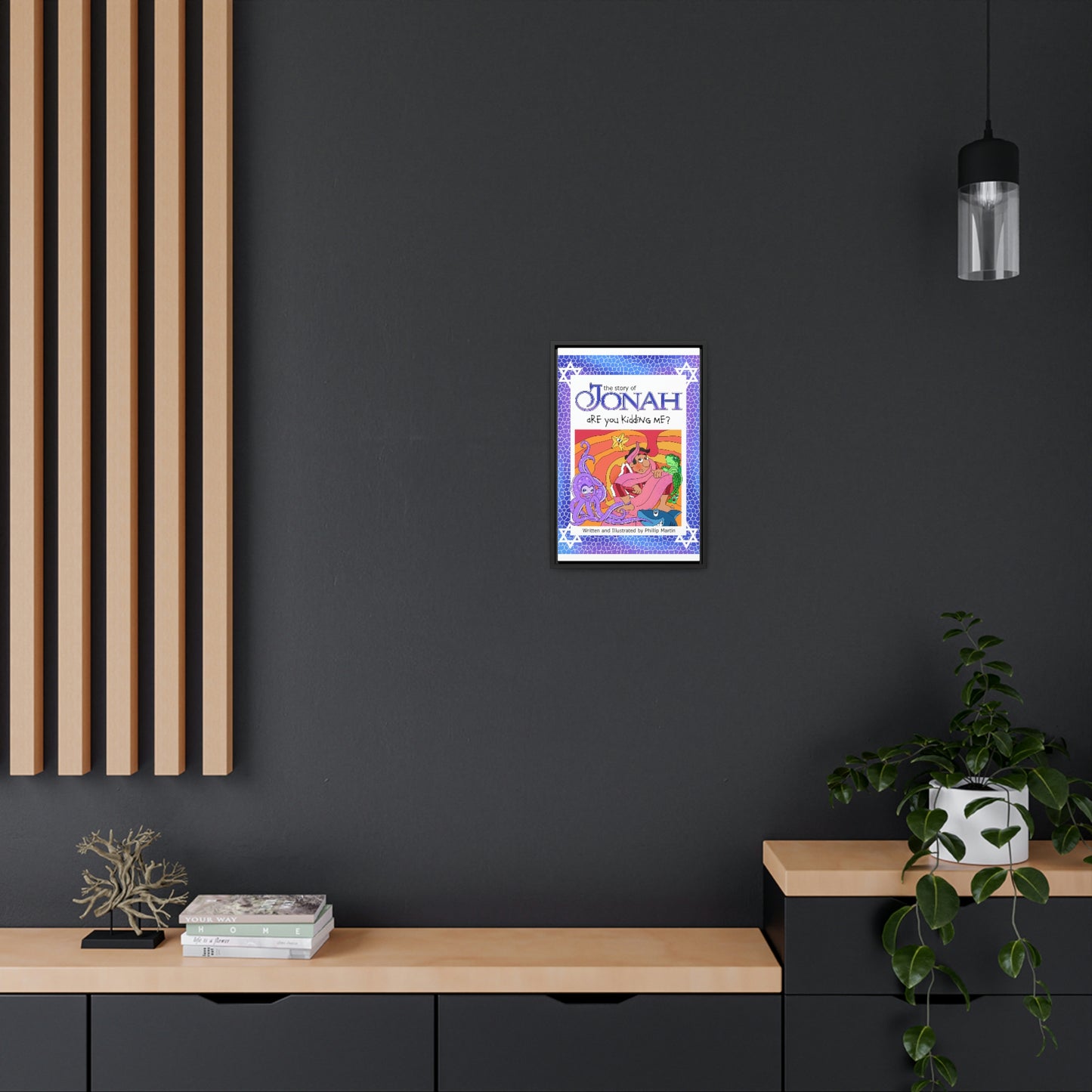 The Story of Jonah Gallery Canvas Wraps, Vertical Frame