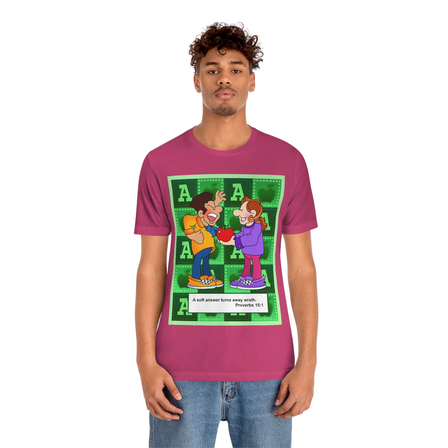 The Bible as Simple as ABC A Unisex Jersey Short Sleeve Tee
