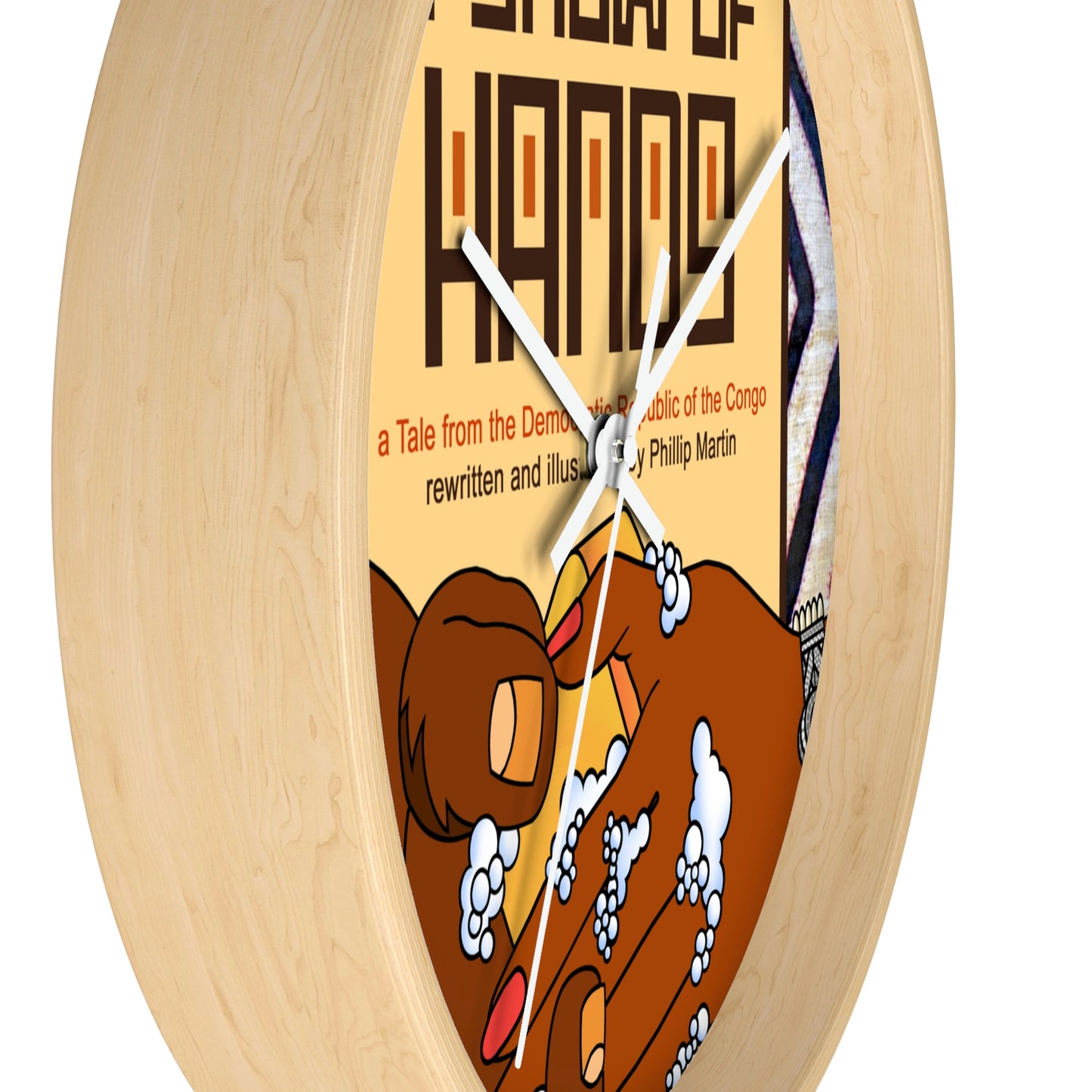 A Show of Hands Wall clock