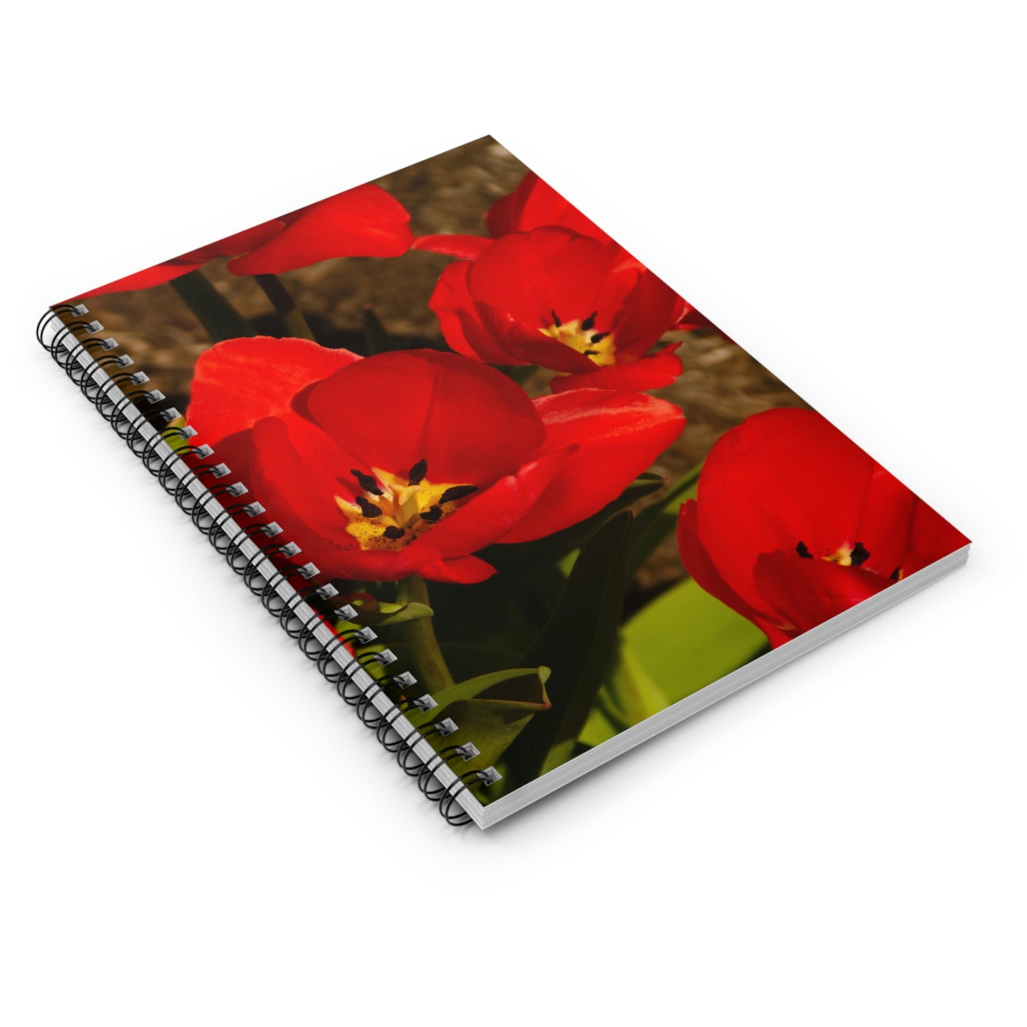 Flowers 05 Spiral Notebook - Ruled Line