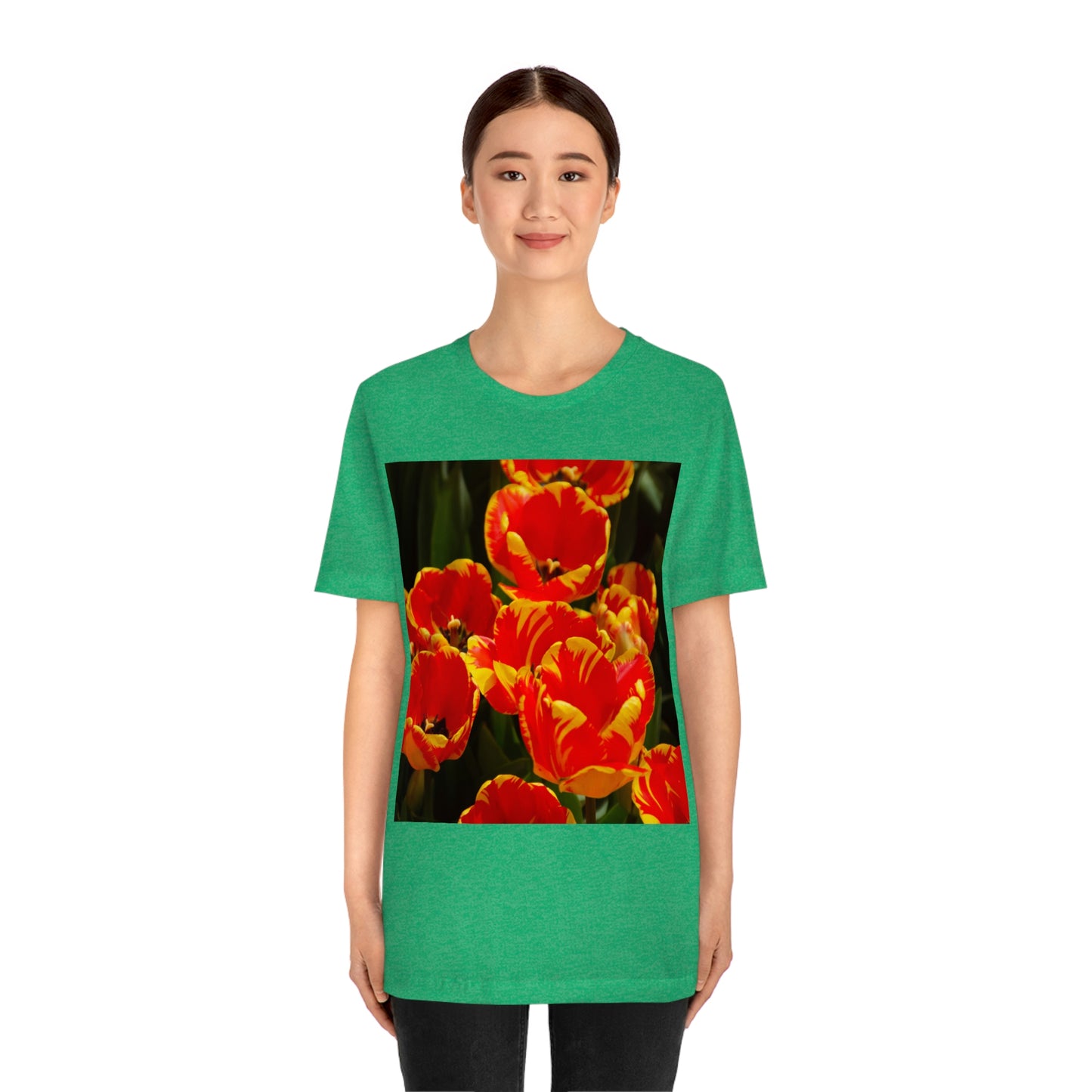 Flowers 19 Unisex Jersey Short Sleeve Tee