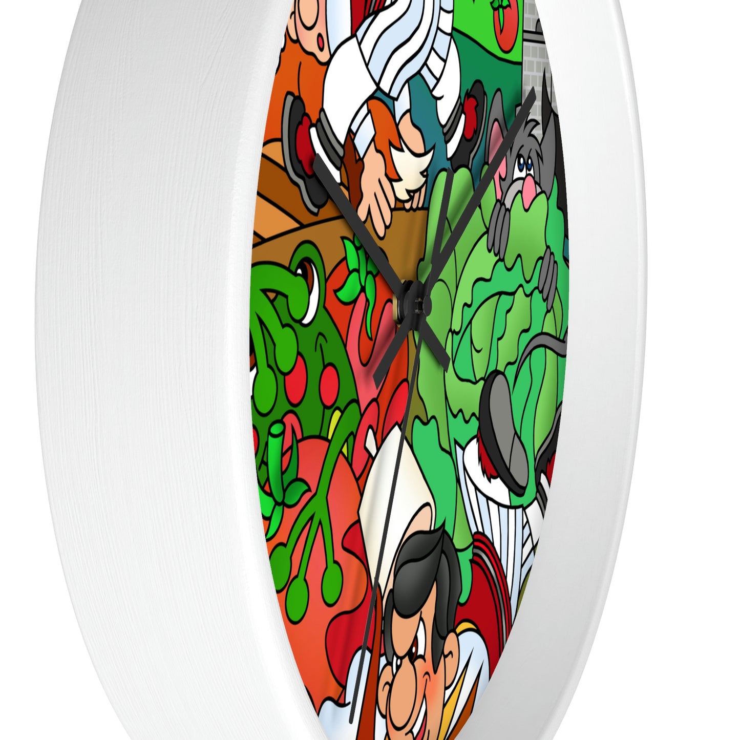 The Half Rooster! Wall clock