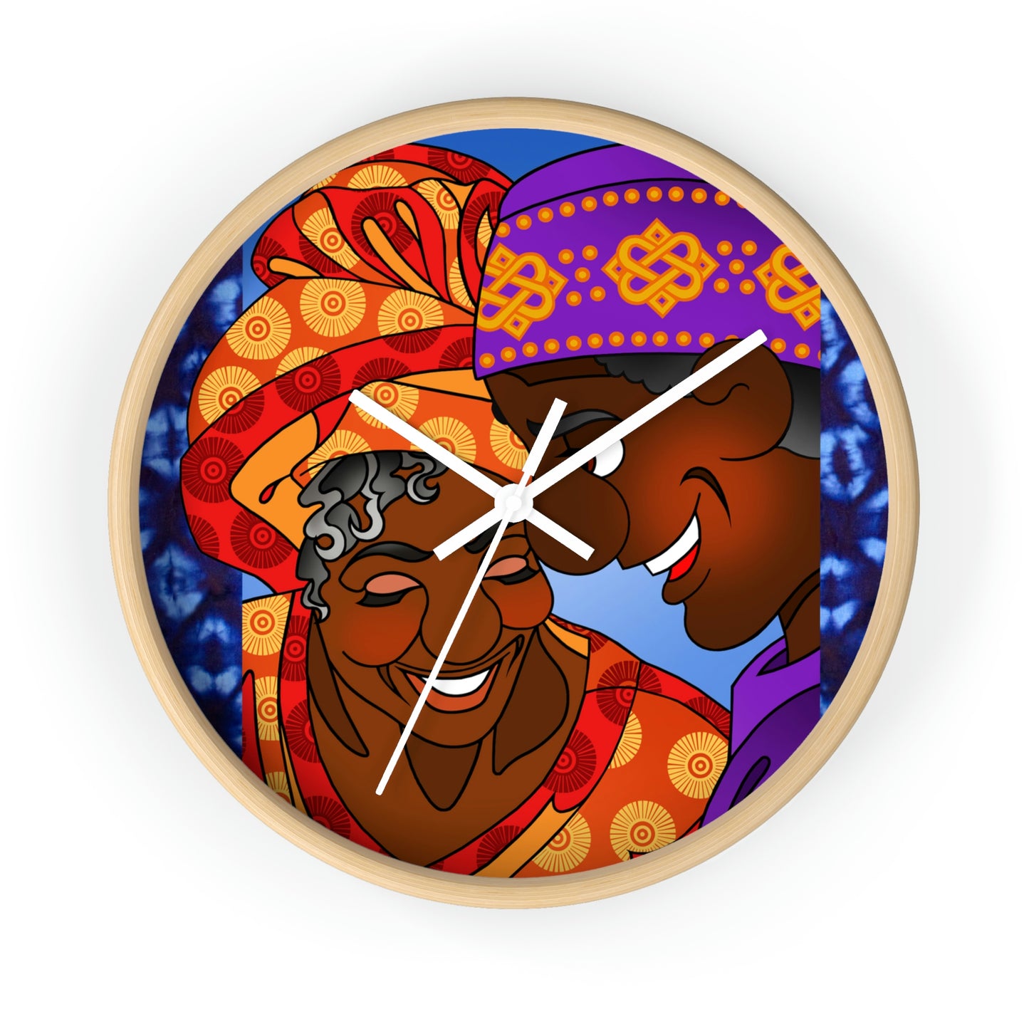 The Paramount Chief and One Wise Woman Wall clock