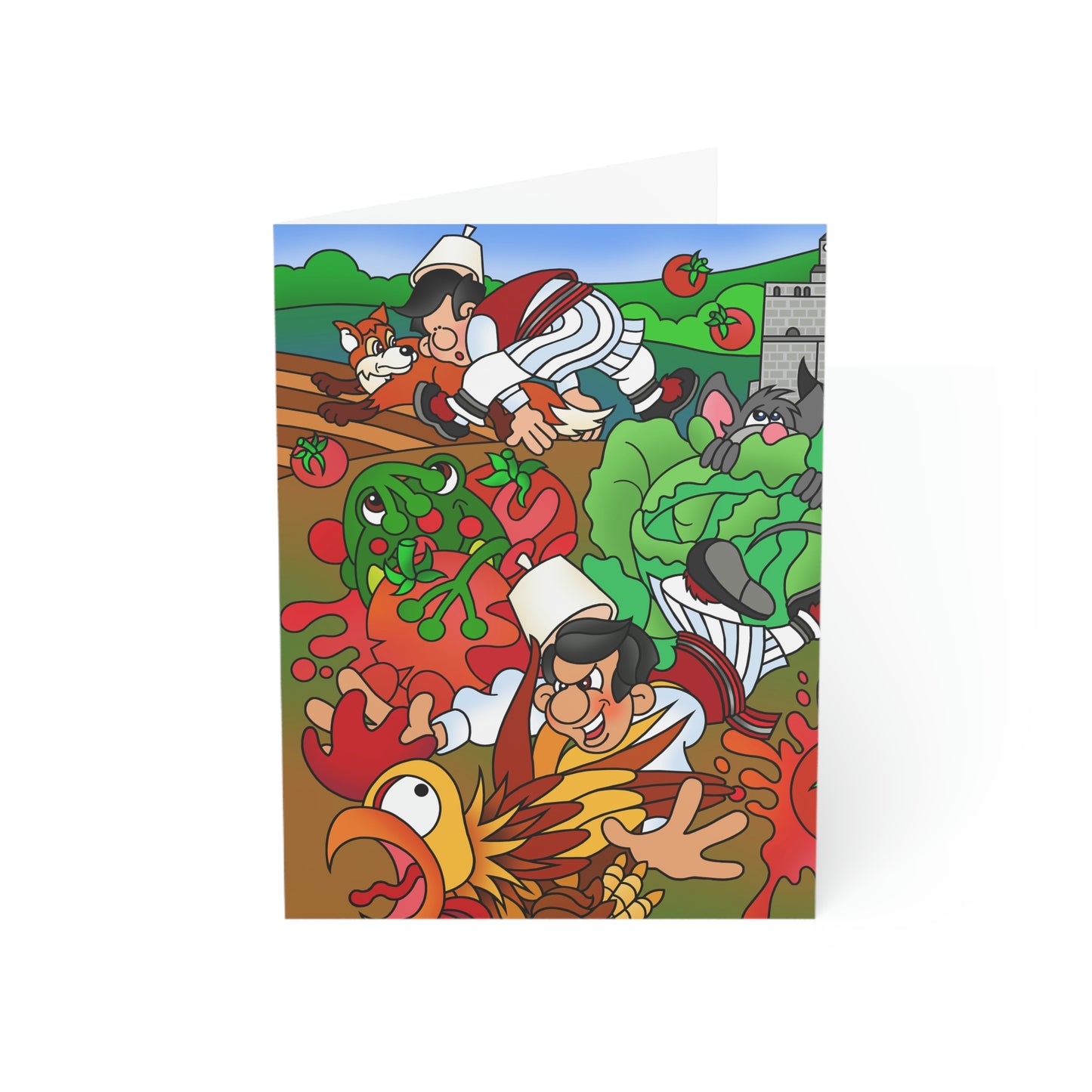 The Half Rooster! Greeting Cards (1, 10, 30, and 50pcs)