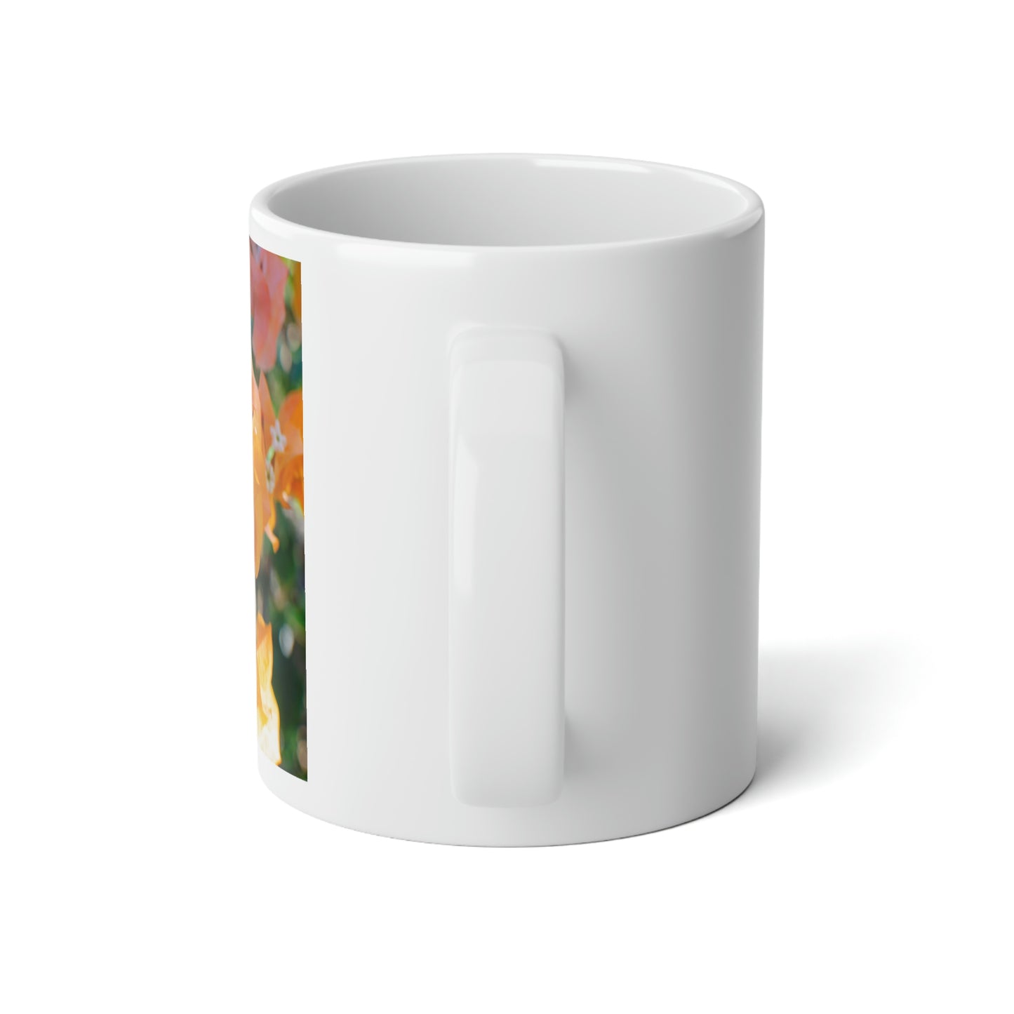 Flowers 29 Jumbo Mug, 20oz