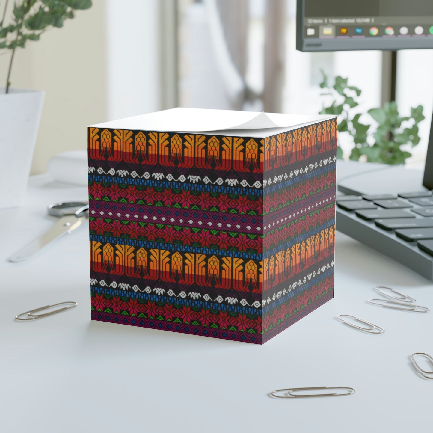 A Pack of Lies Fabric!!! Note Cube