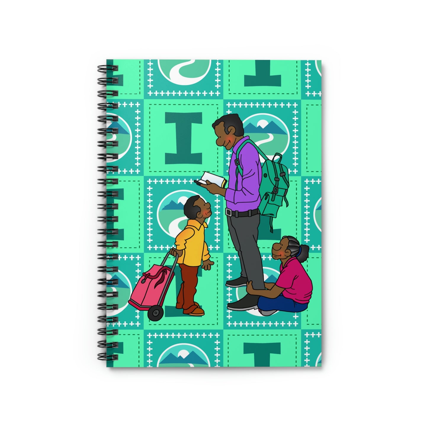 The Bible as Simple as ABC I Spiral Notebook - Ruled Line