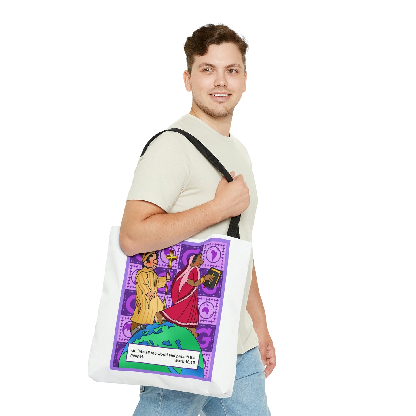 The Bible as Simple as ABC G AOP Tote Bag
