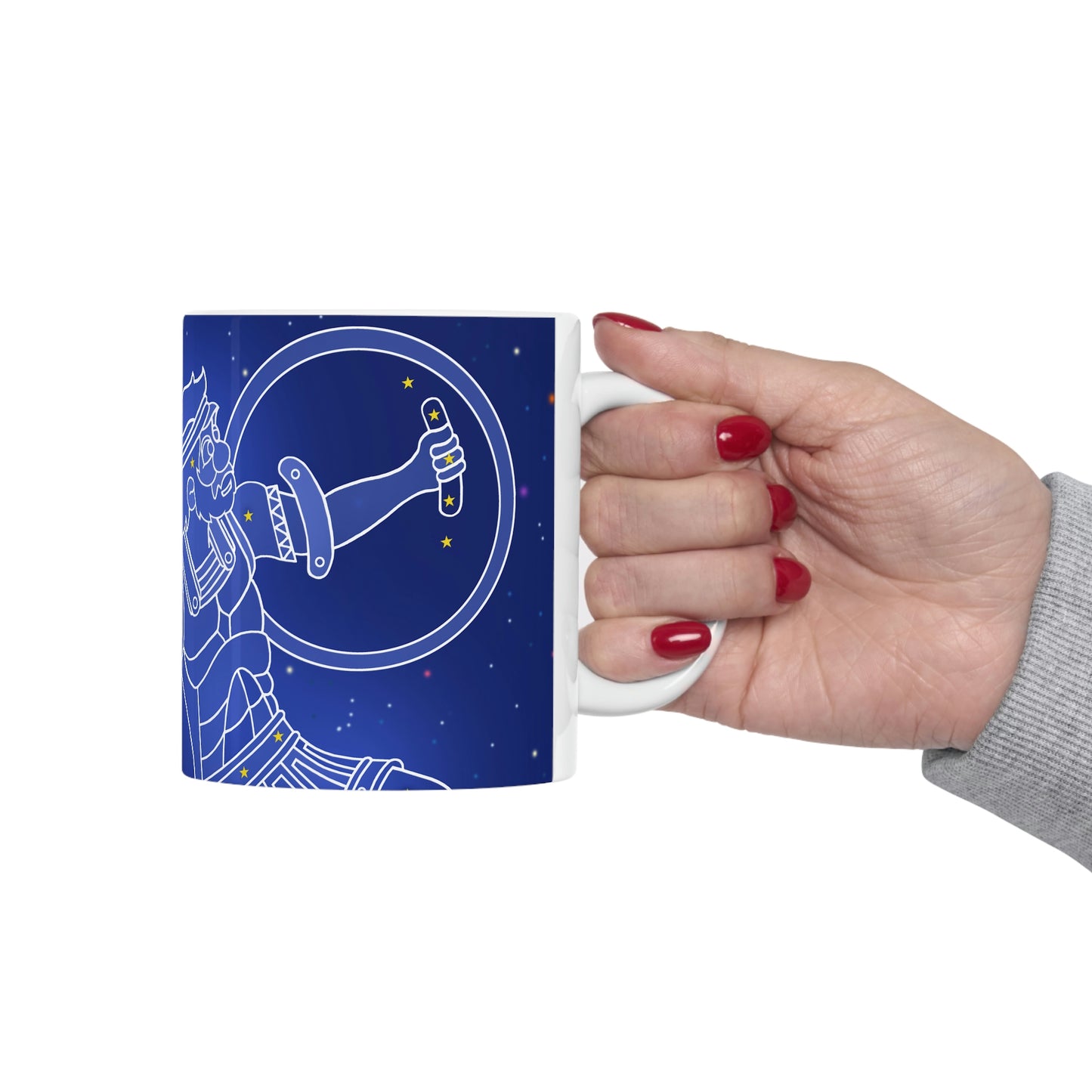 Triple Gratitude with Assorted Monsters!! Ceramic Mug 11oz