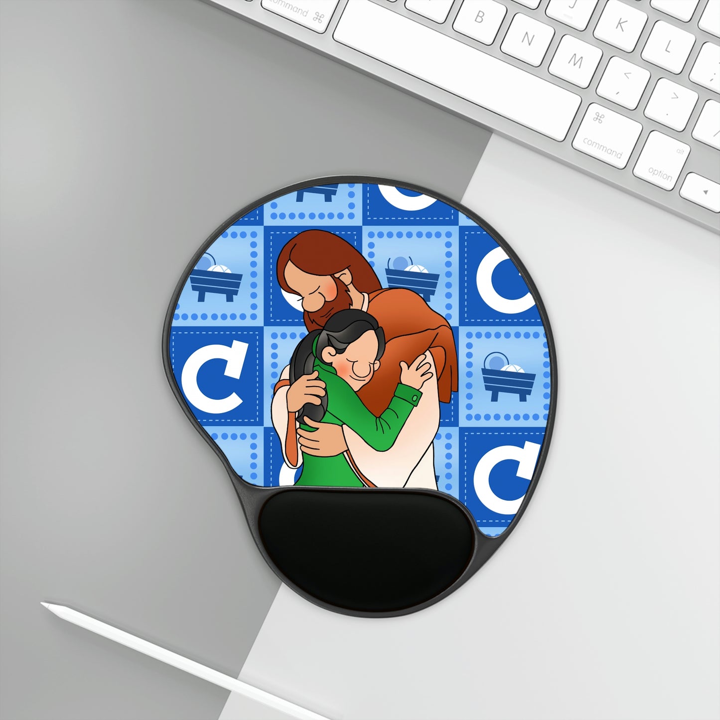 The Bible as Simple as ABC C Mouse Pad With Wrist Rest