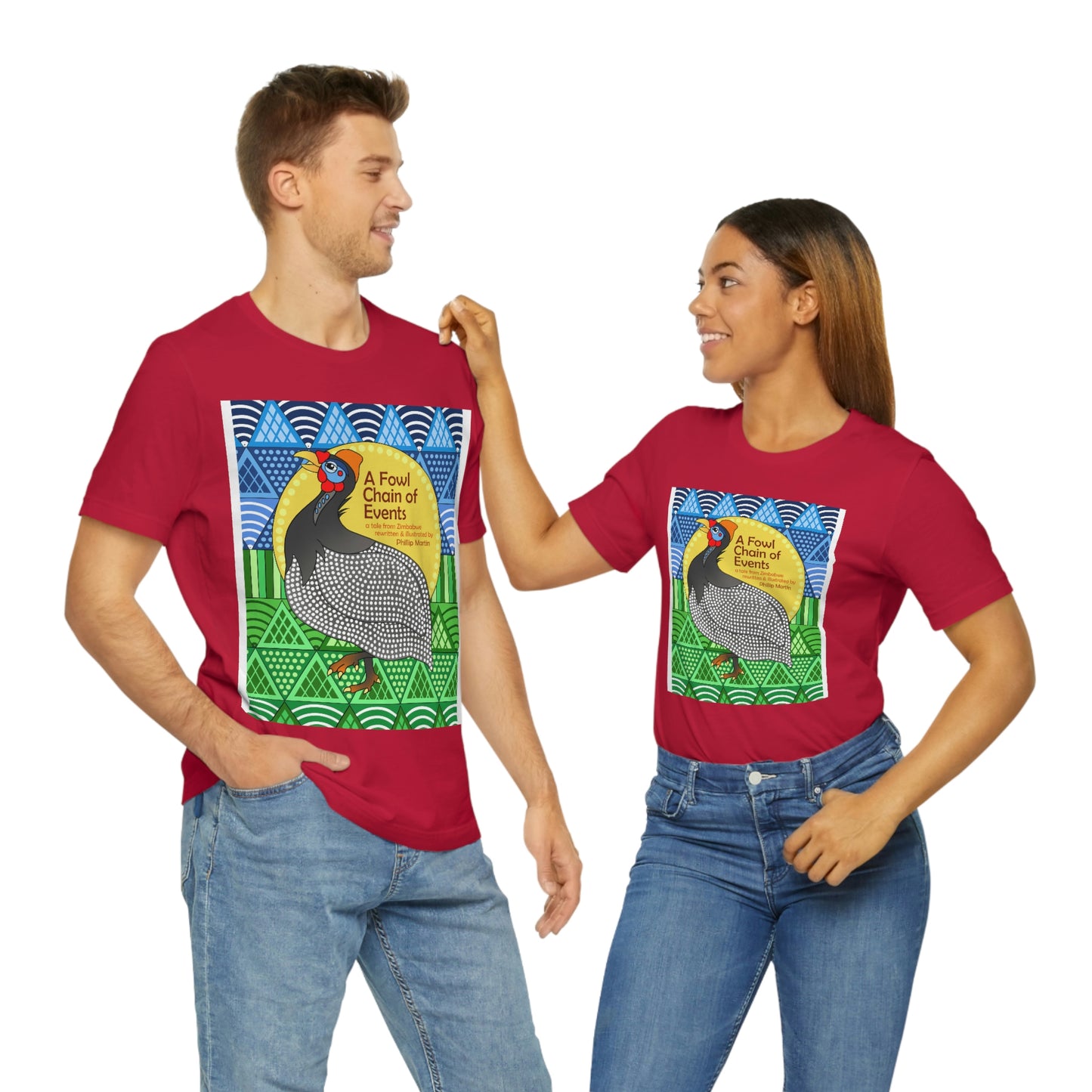 A Fowl Chain of Events Unisex Jersey Short Sleeve Tee