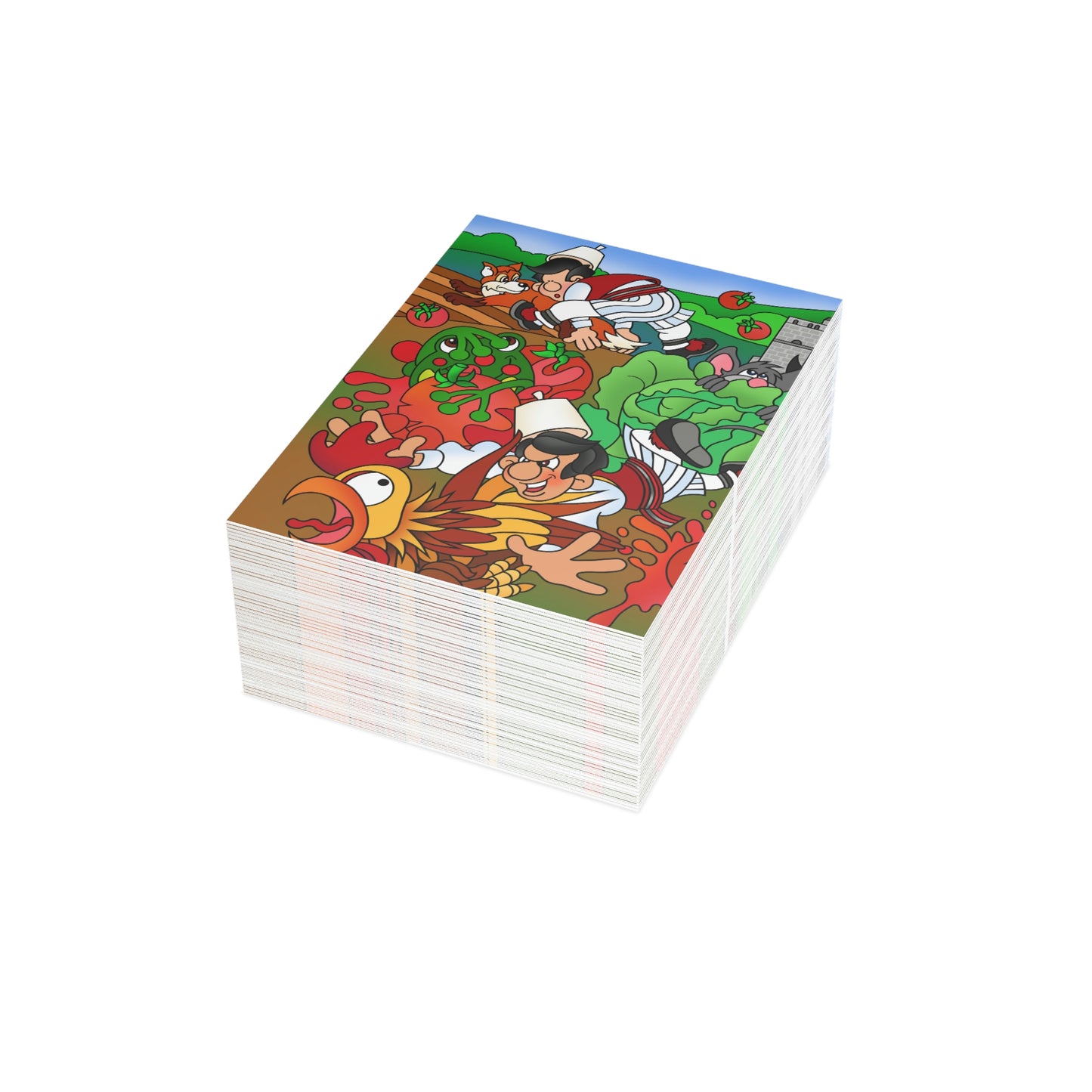 The Half Rooster! Greeting Cards (1, 10, 30, and 50pcs)