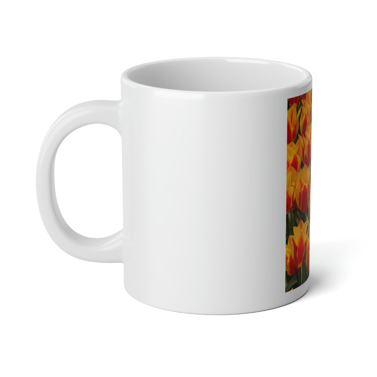 Flowers 18 Jumbo Mug, 20oz