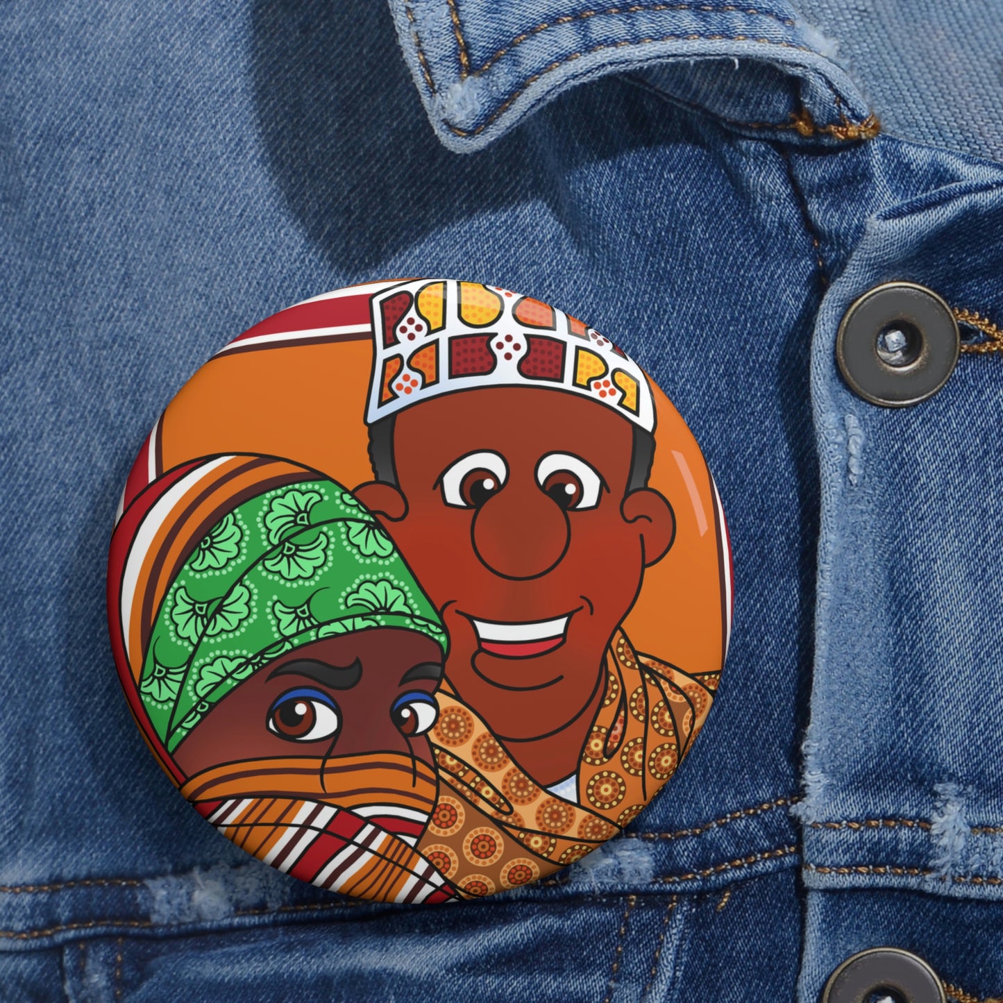 The Kitty Cat Cried! Custom Pin Buttons