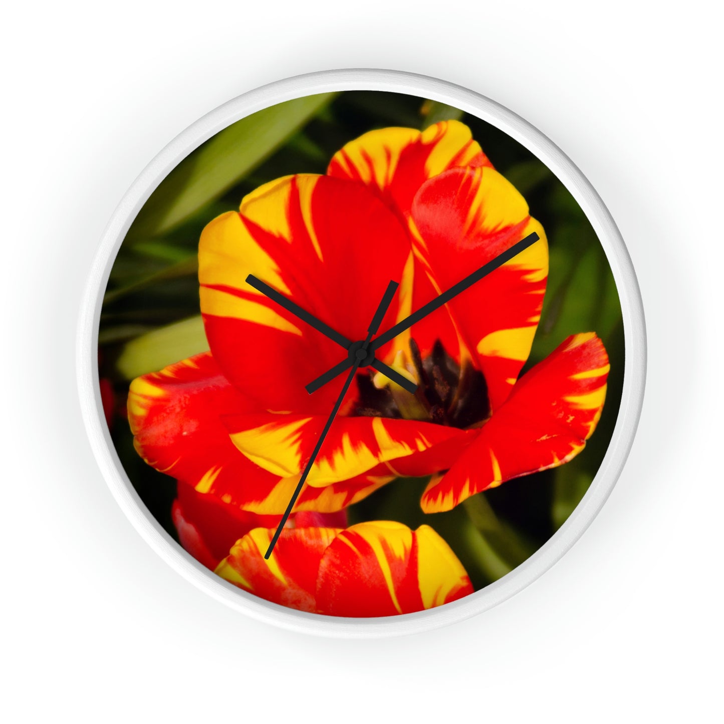 Flowers 12 Wall Clock