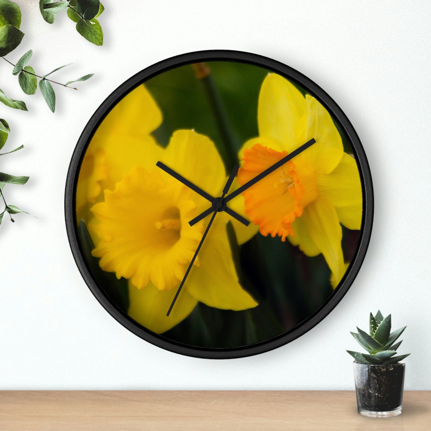 Flowers 10 Wall Clock