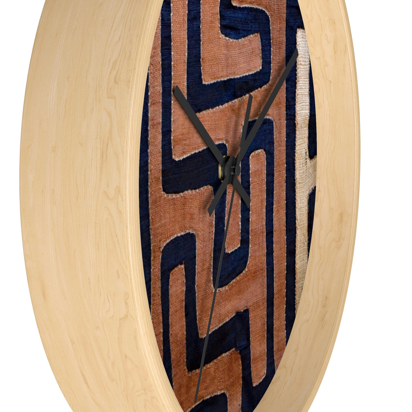 A Show of Hands Fabric Wall Clock