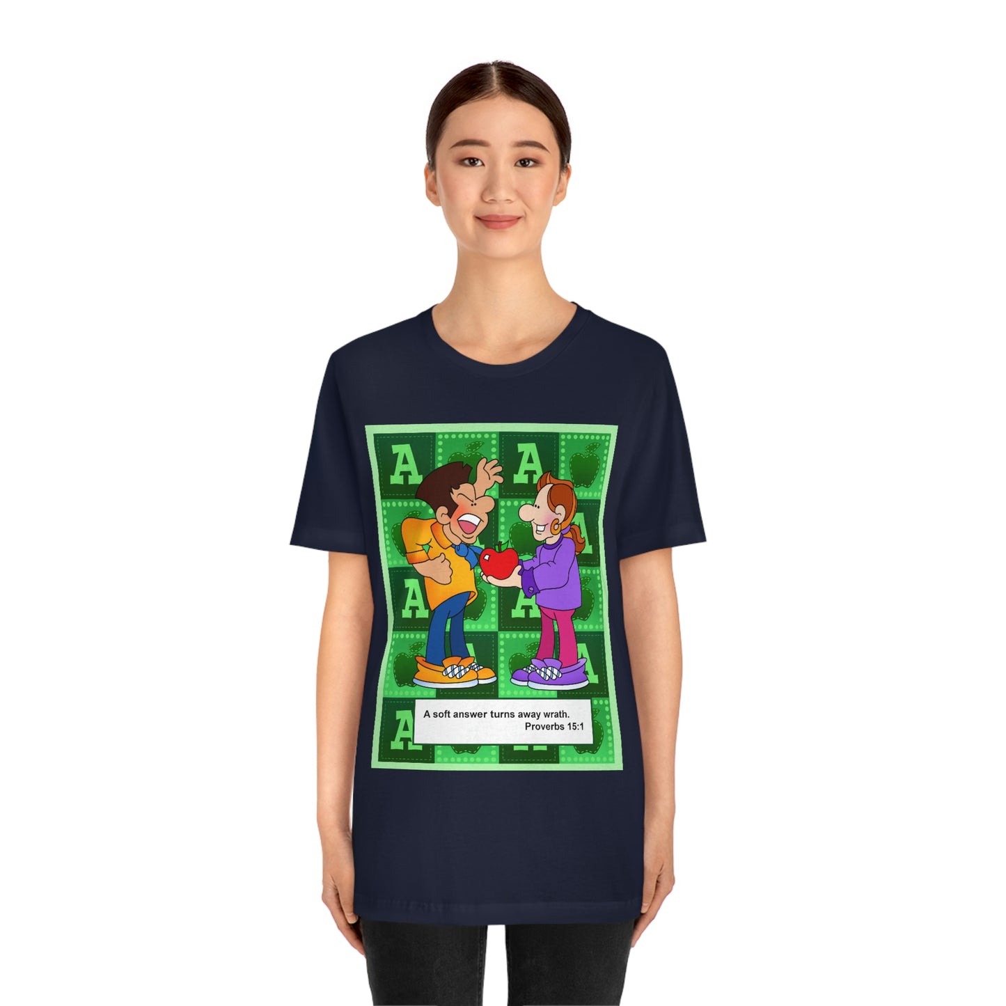 The Bible as Simple as ABC A Unisex Jersey Short Sleeve Tee
