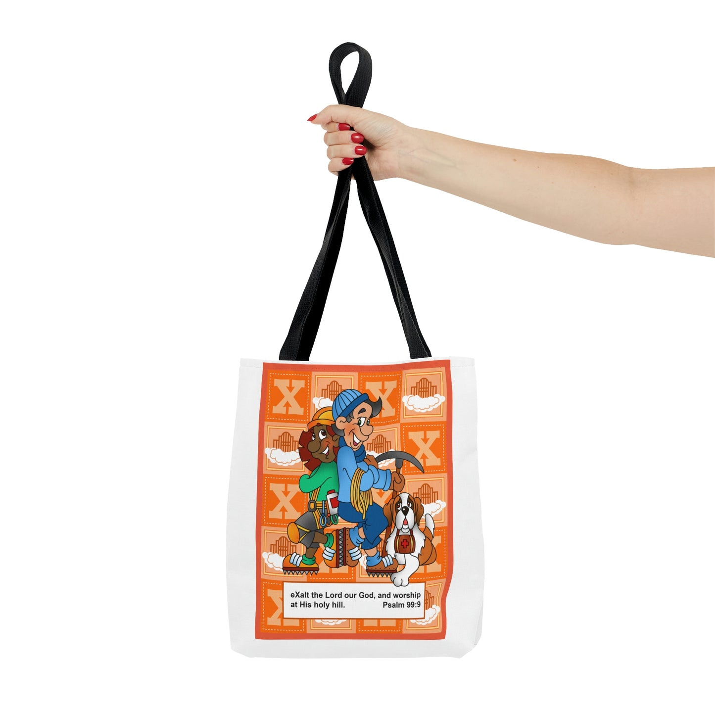 The Bible as Simple as ABC X AOP Tote Bag