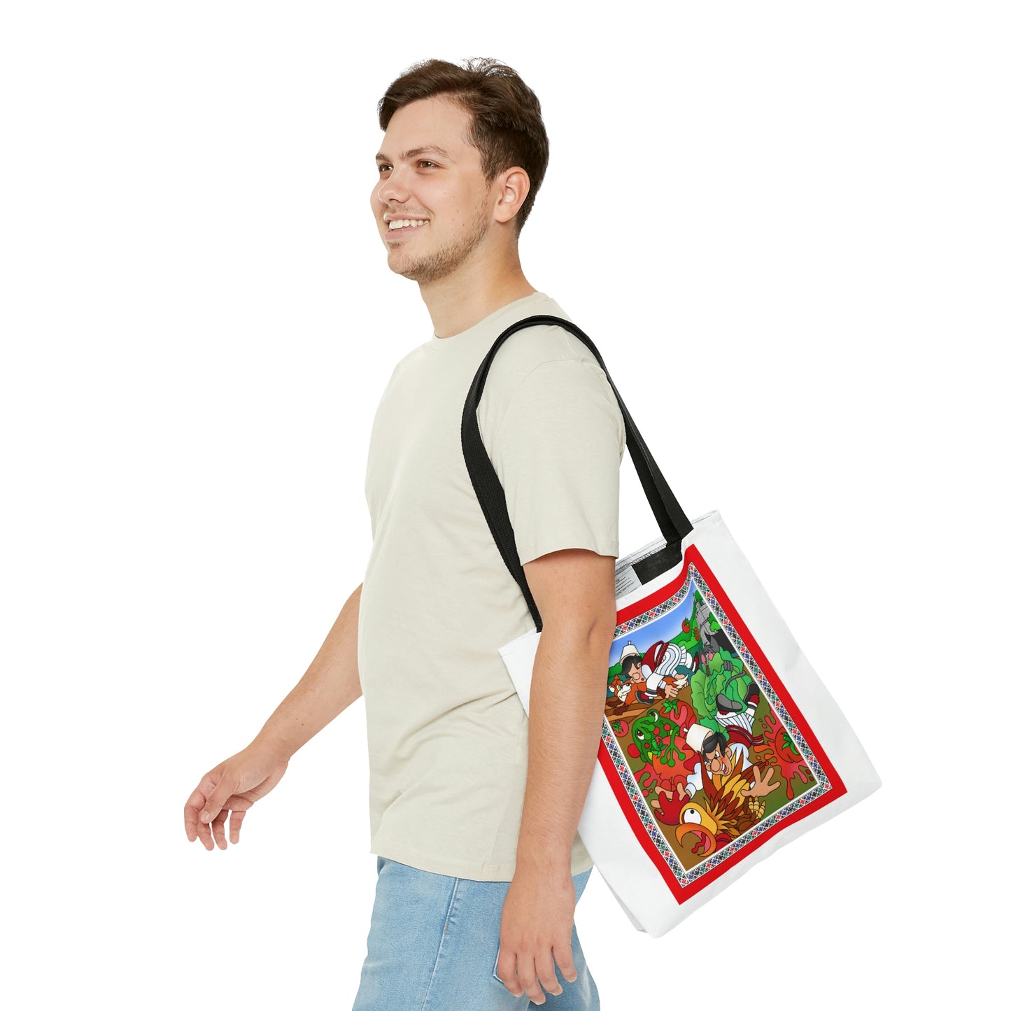 The Half Rooster! AOP Tote Bag