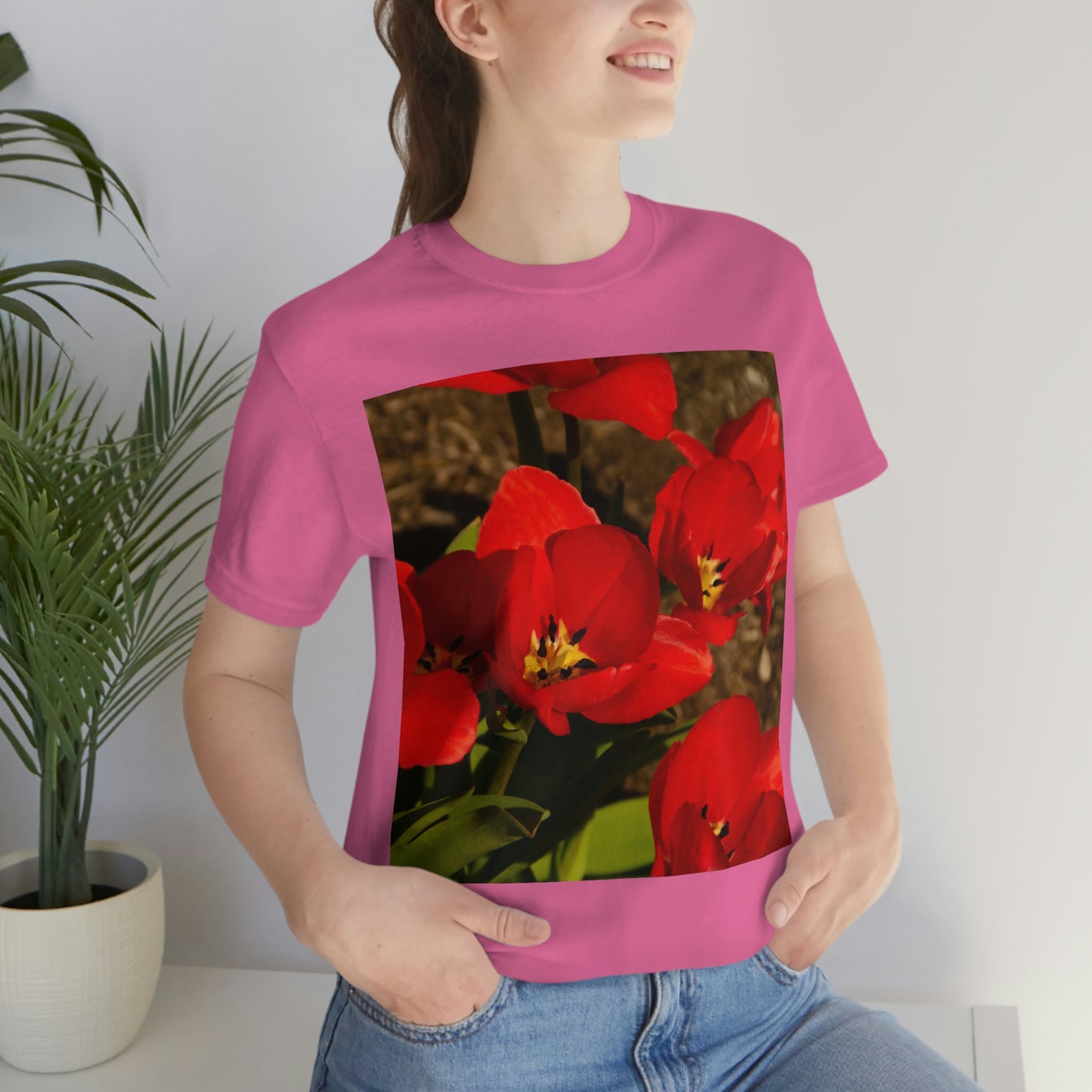 Flowers 05 Unisex Jersey Short Sleeve Tee