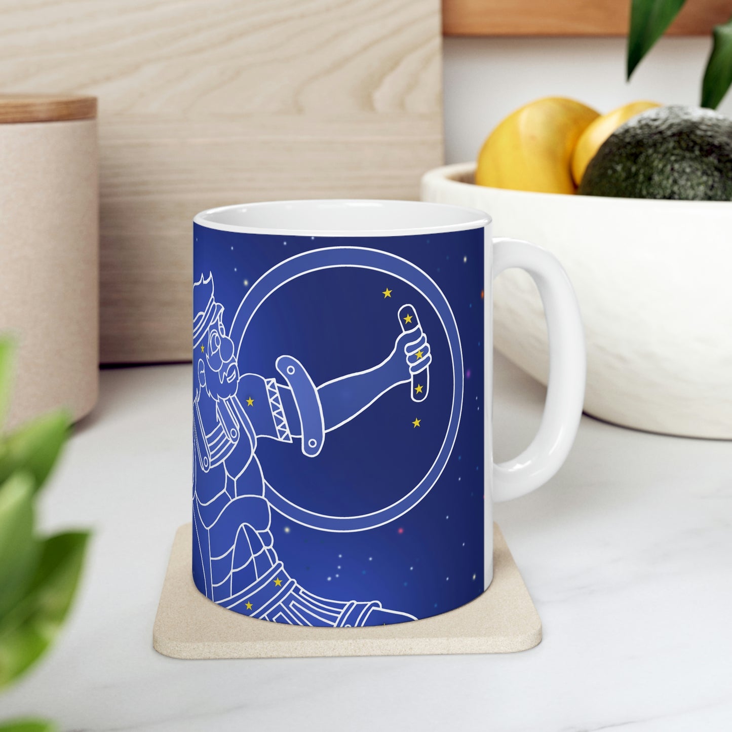 Triple Gratitude with Assorted Monsters!! Ceramic Mug 11oz