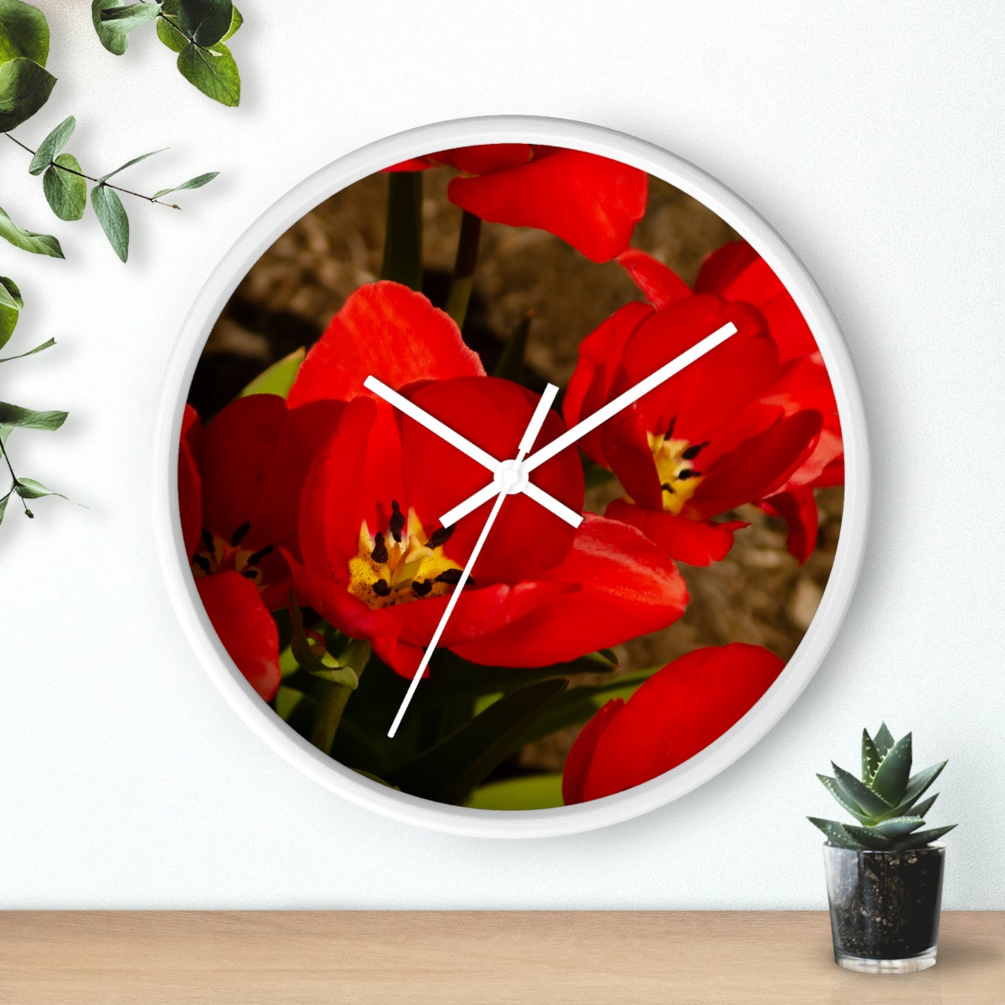 Flowers 05 Wall Clock