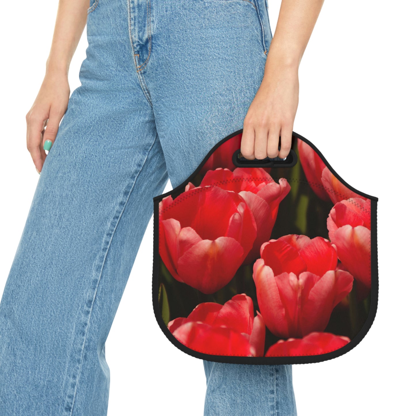 Flowers 09 Neoprene Lunch Bag