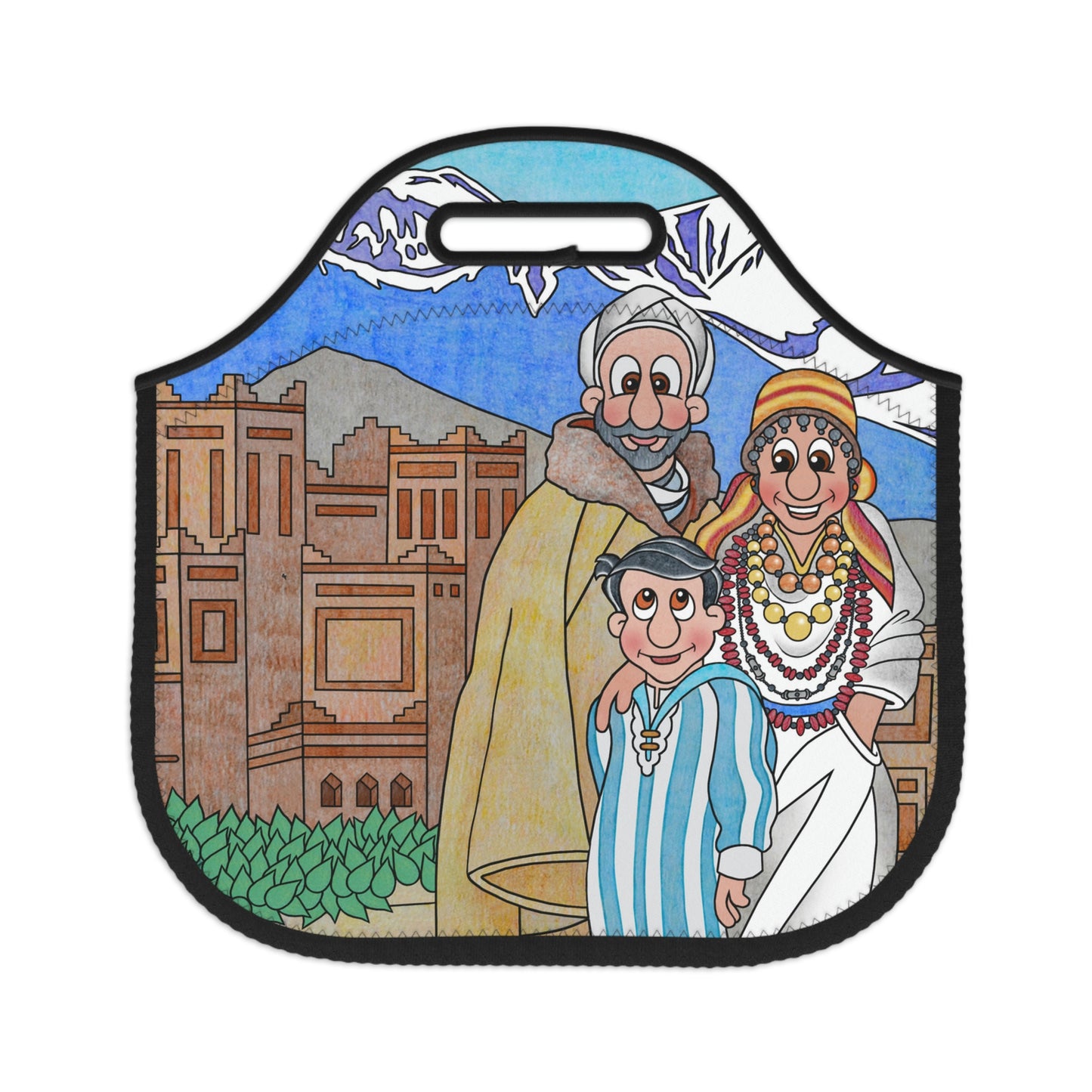 The Stone at the Door Neoprene Lunch Bag