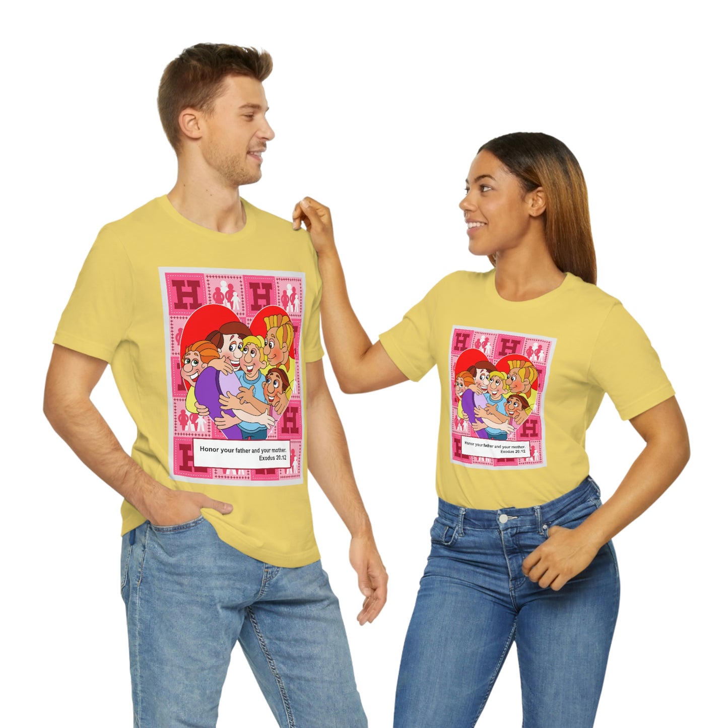 The Bible as Simple as ABC H Unisex Jersey Short Sleeve Tee