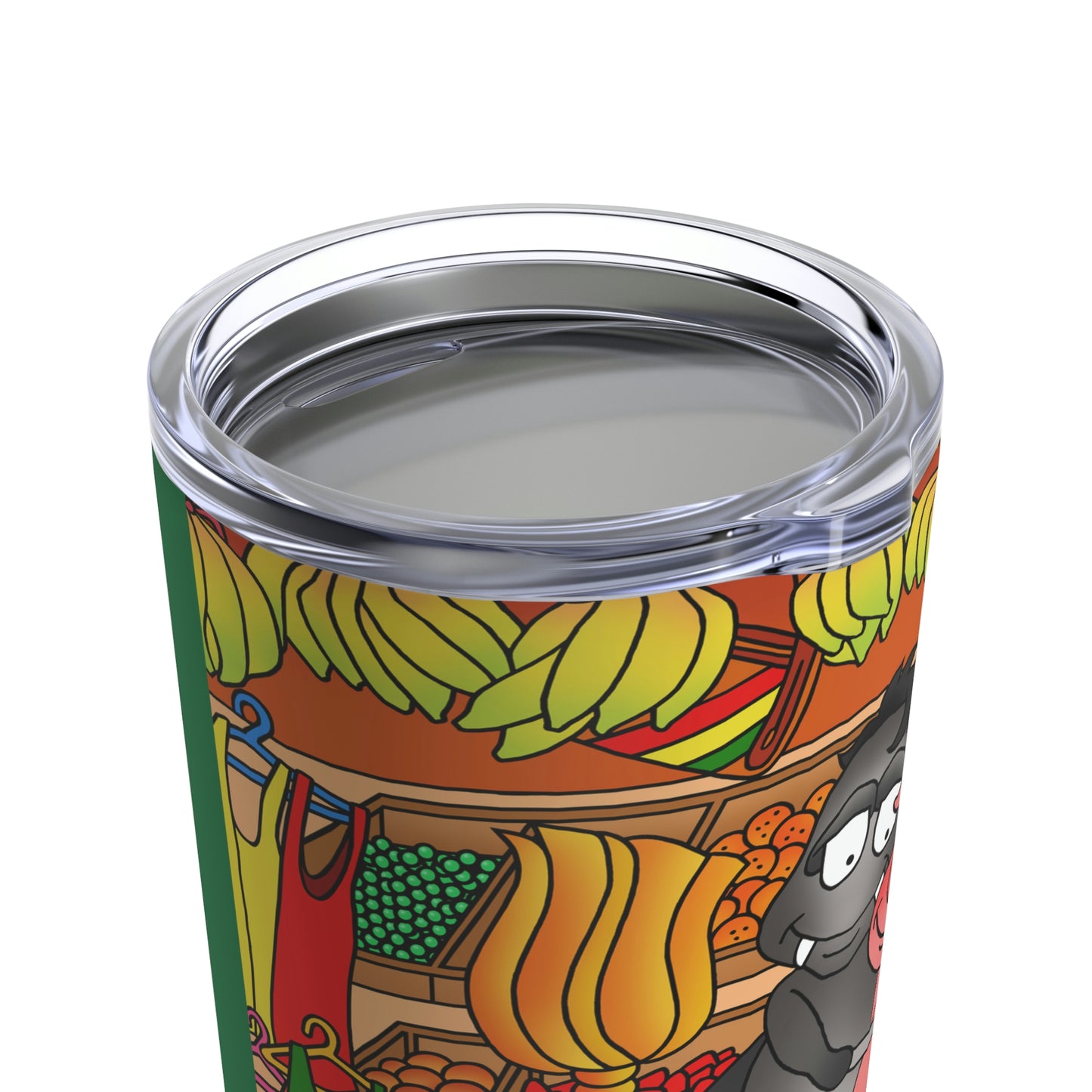 Anansi and the Market Pig Tumbler 20oz