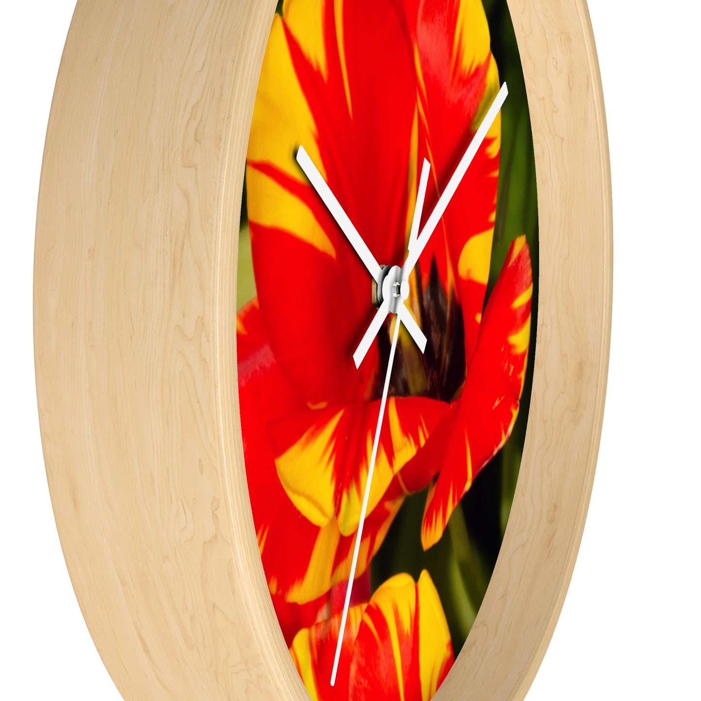 Flowers 12 Wall Clock