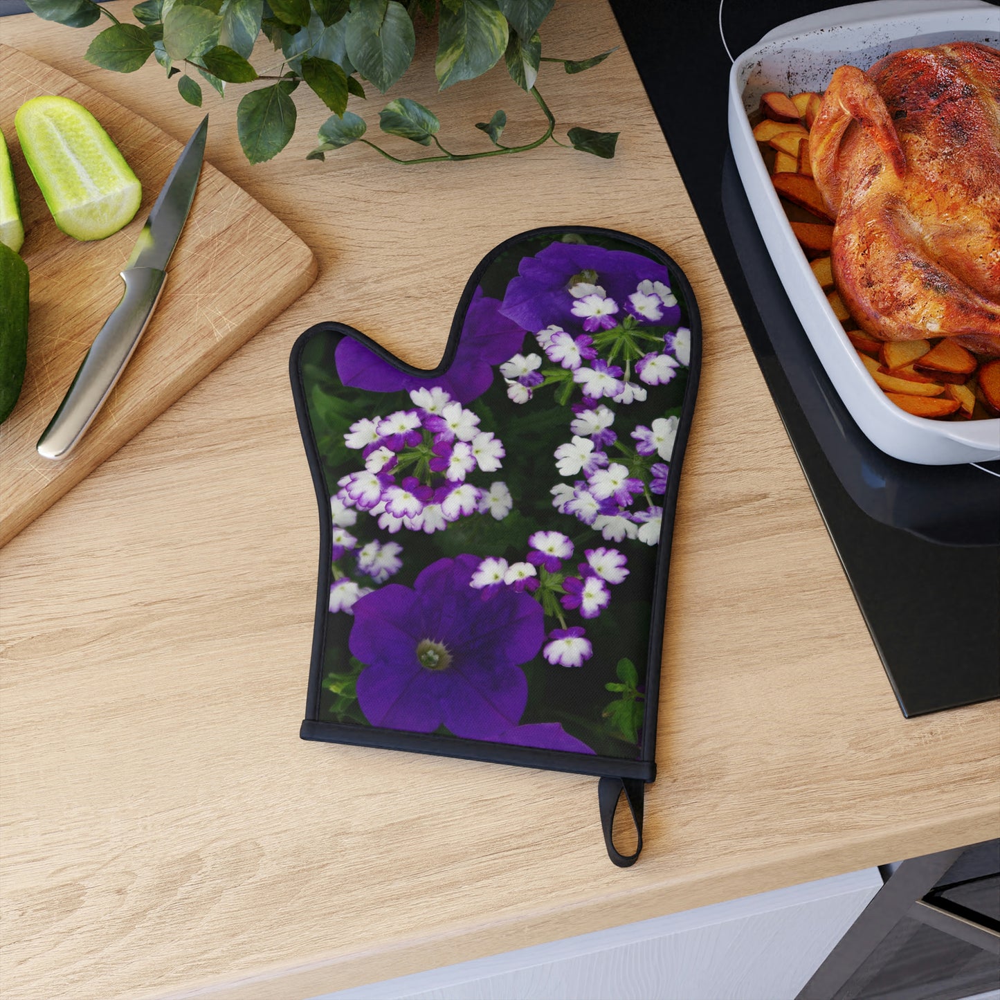 Flowers 04 Oven Glove