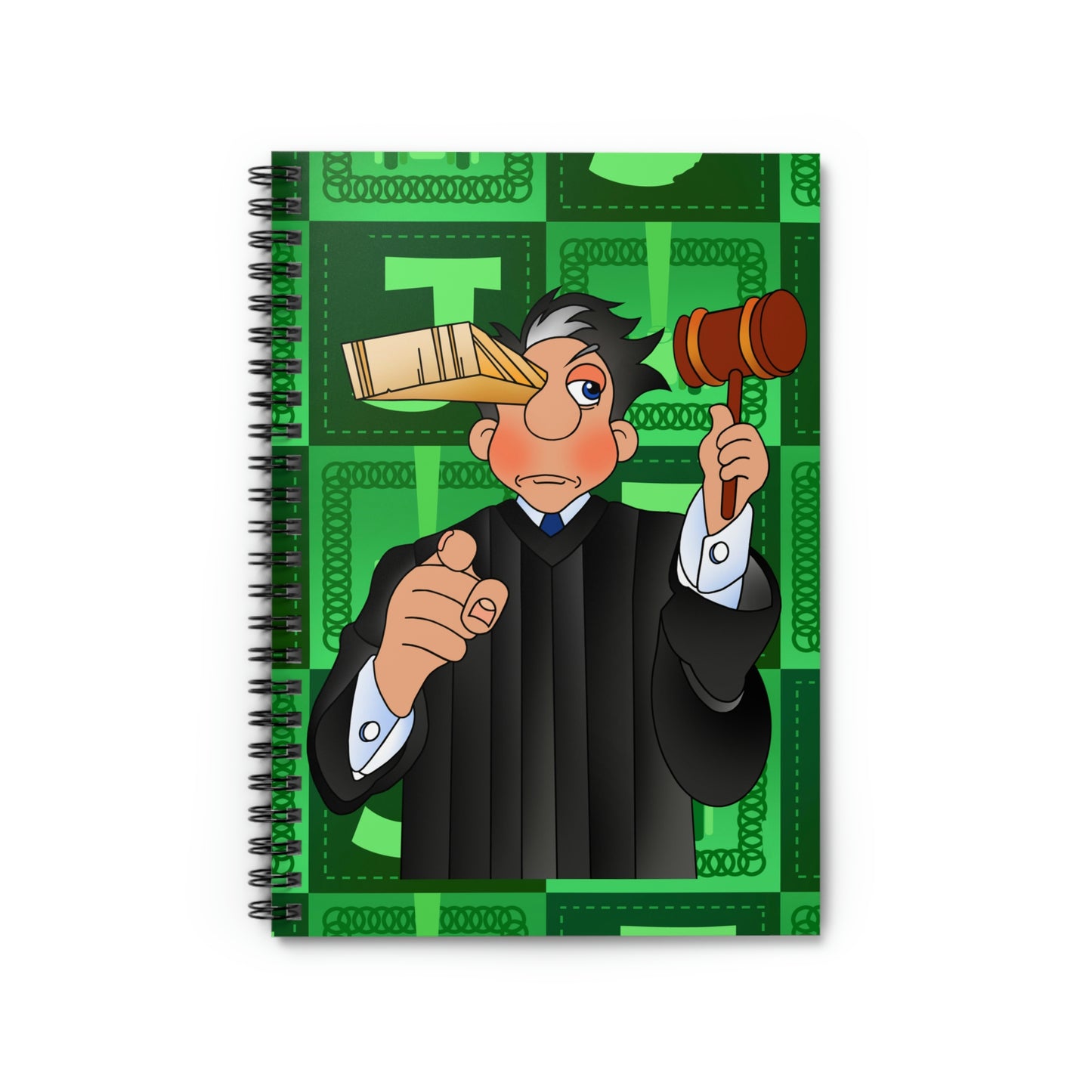 The Bible as Simple as ABC J Spiral Notebook - Ruled Line