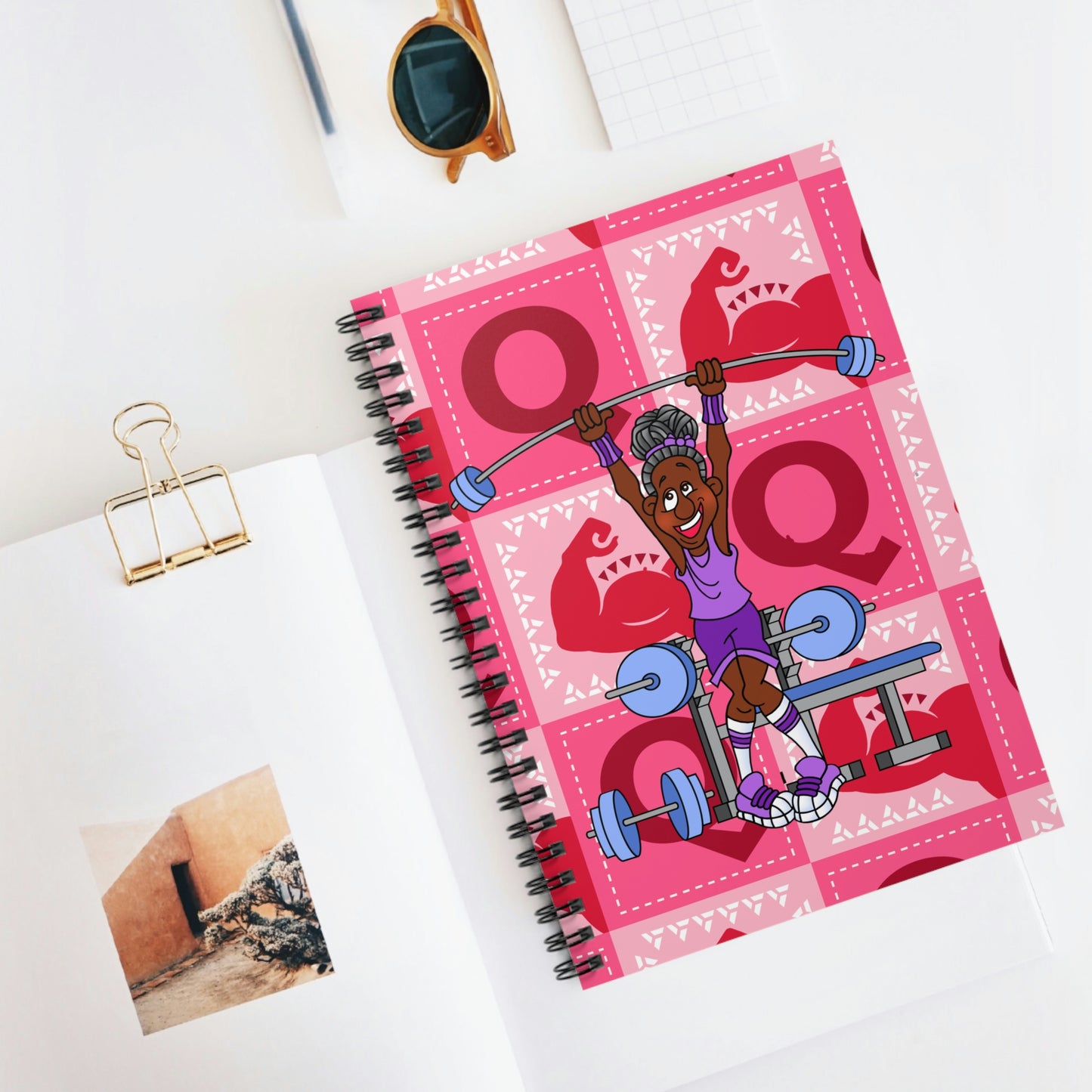 The Bible as Simple as ABC Q Spiral Notebook - Ruled Line