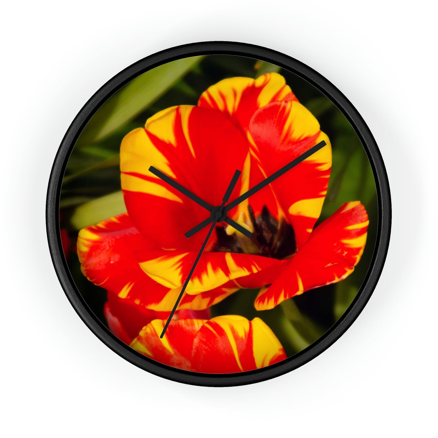 Flowers 12 Wall Clock