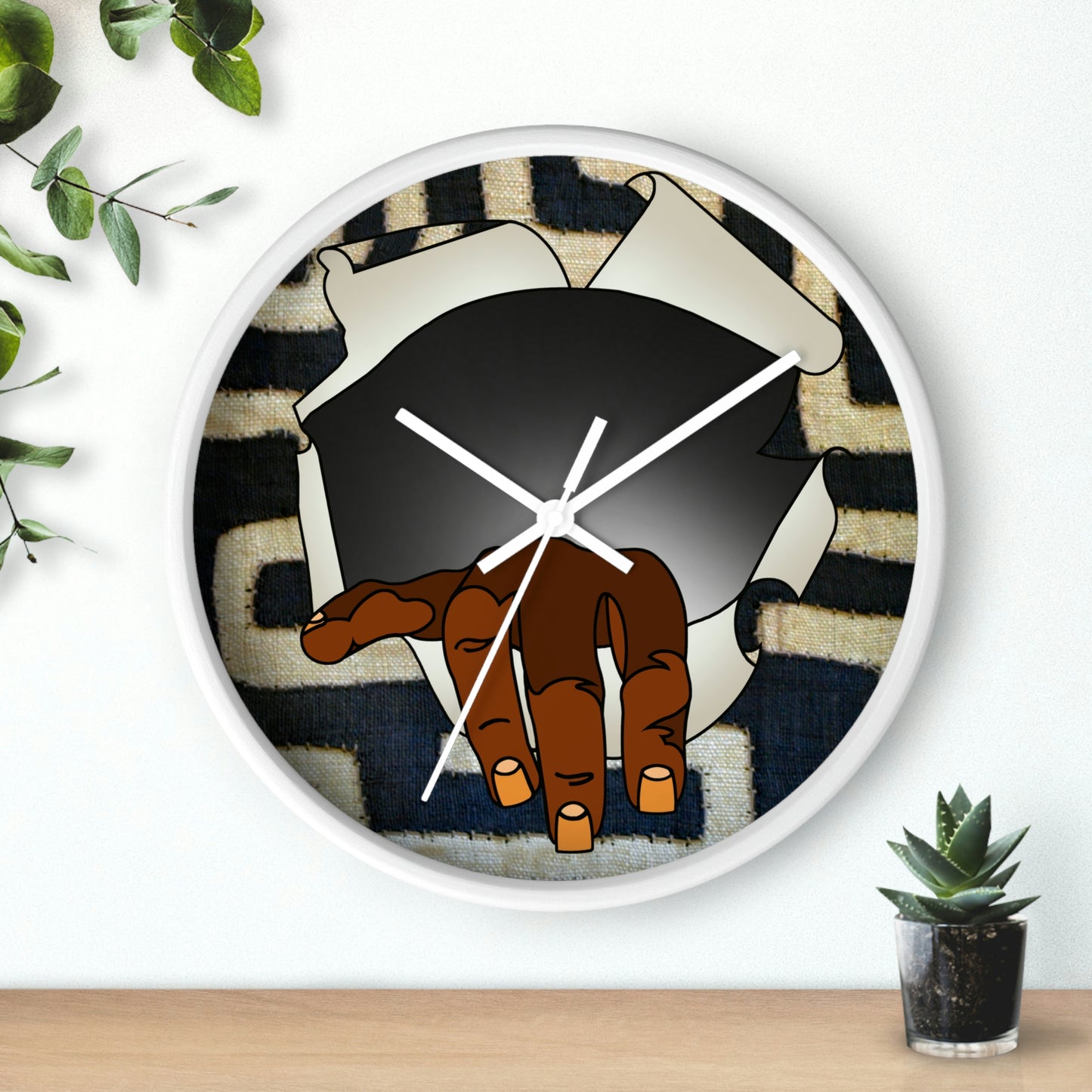 A Show of Hands! Wall clock