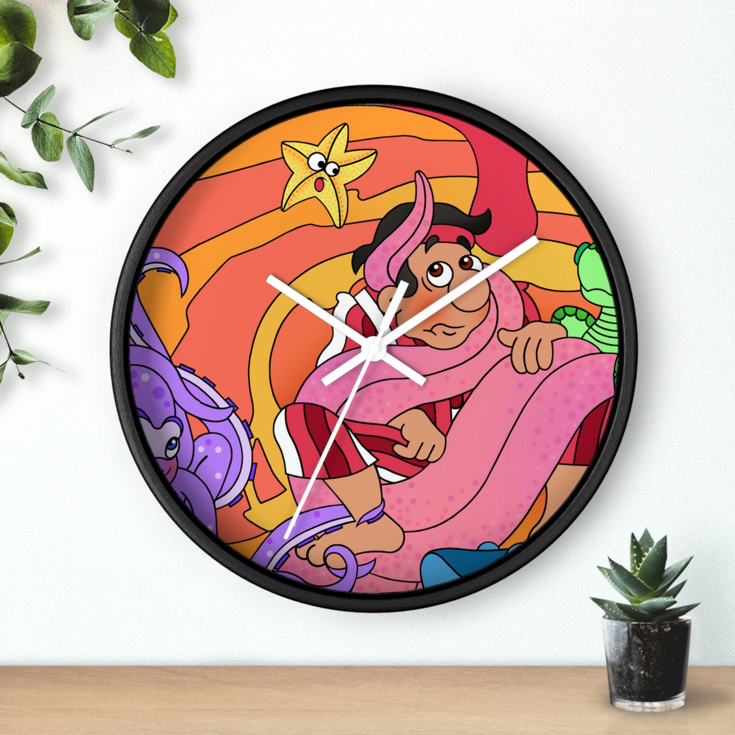 The Story of Jonah Wall clock