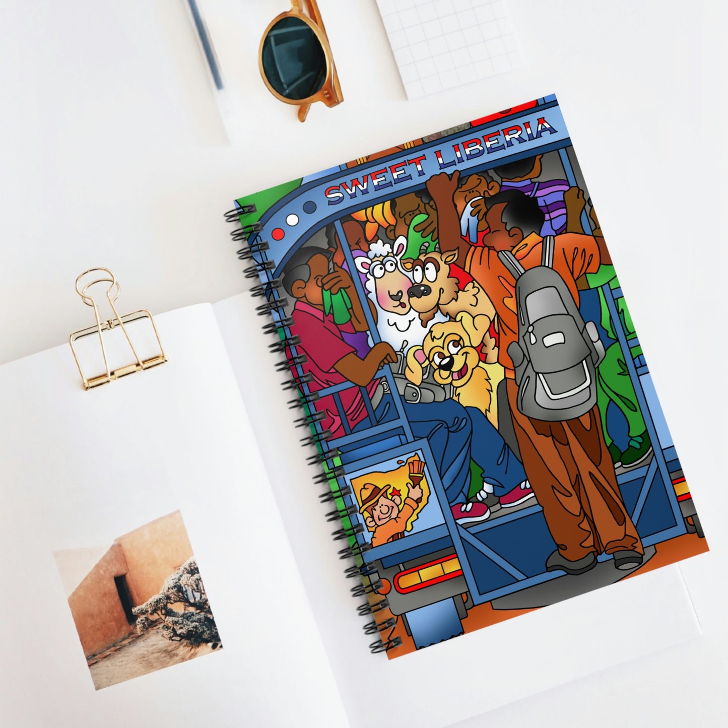 Once Upon West Africa! Spiral Notebook - Ruled Line