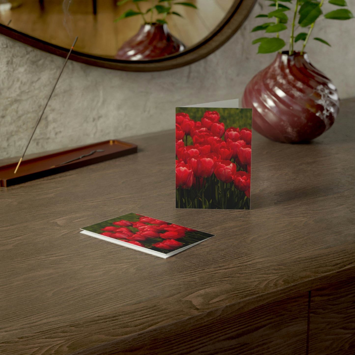 Flowers 22 Greeting Cards (1, 10, 30, and 50pcs)