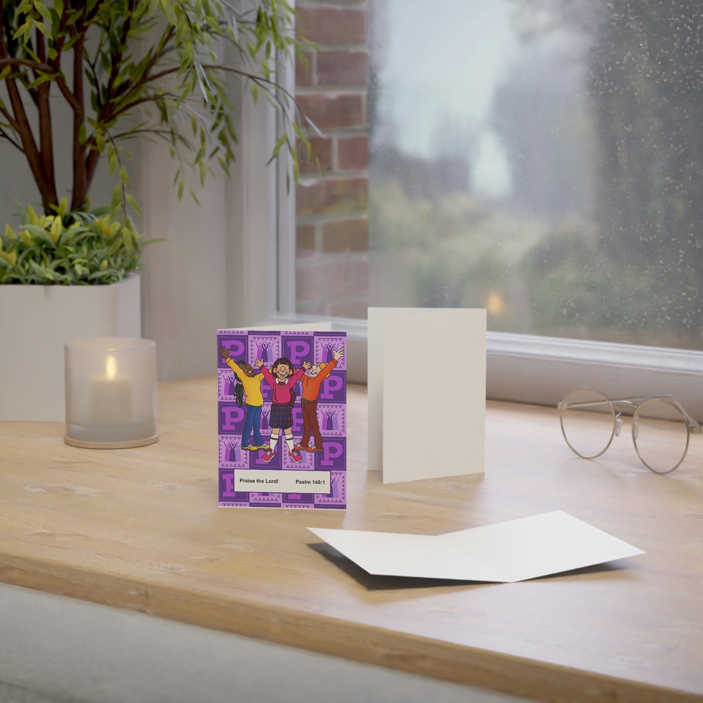 The Bible as Simple as ABC P Greeting Cards (1, 10, 30, and 50pcs)