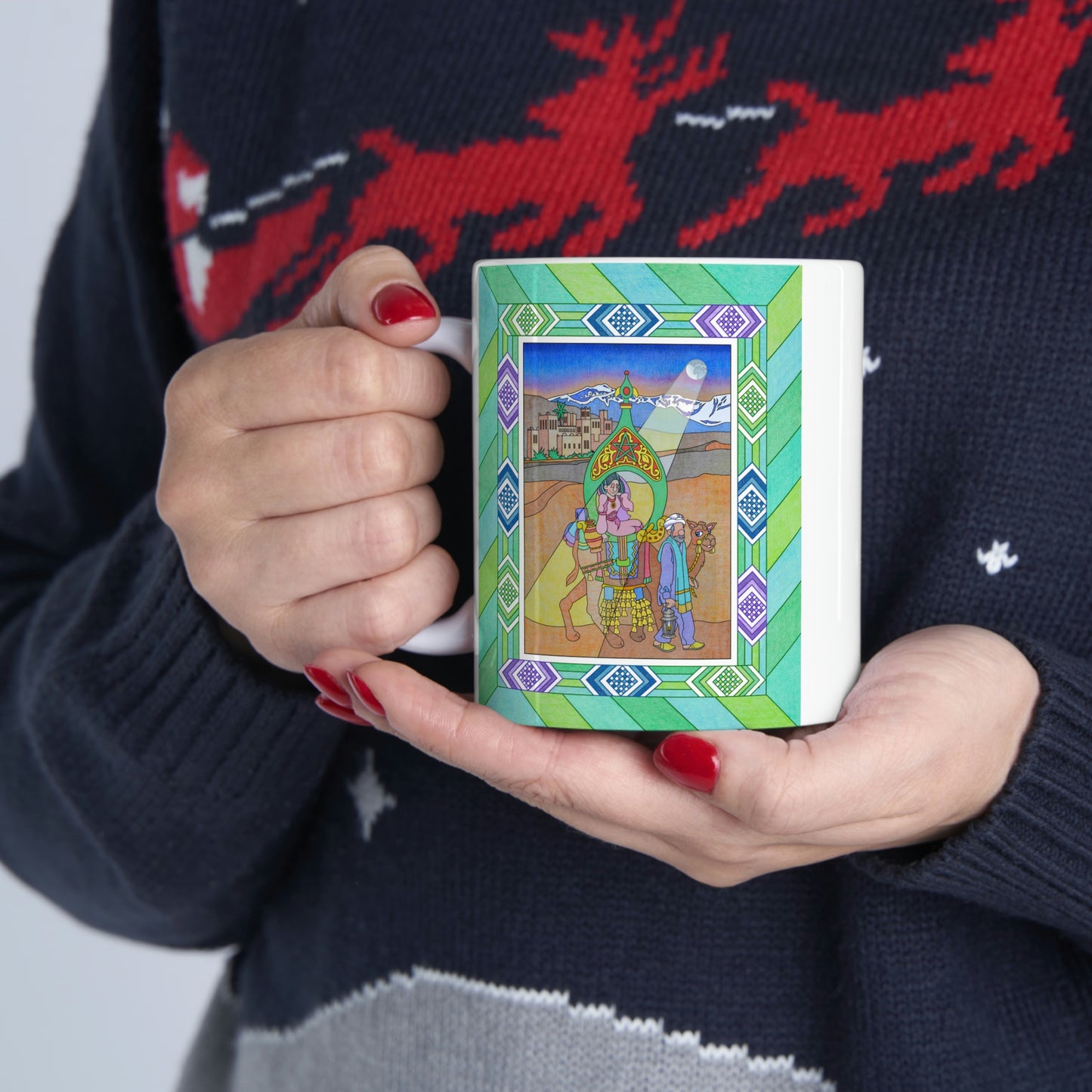 The Stone at the Door! Ceramic Mug 11oz