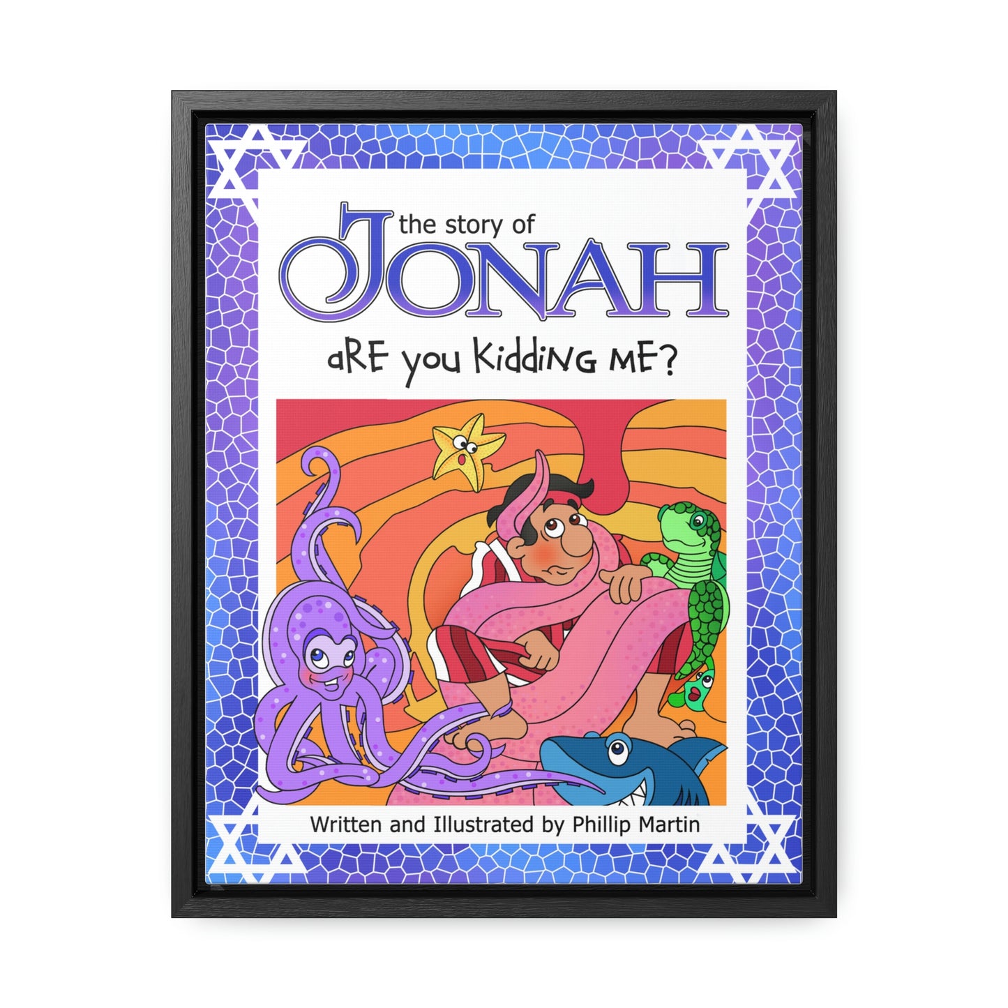 The Story of Jonah Gallery Canvas Wraps, Vertical Frame